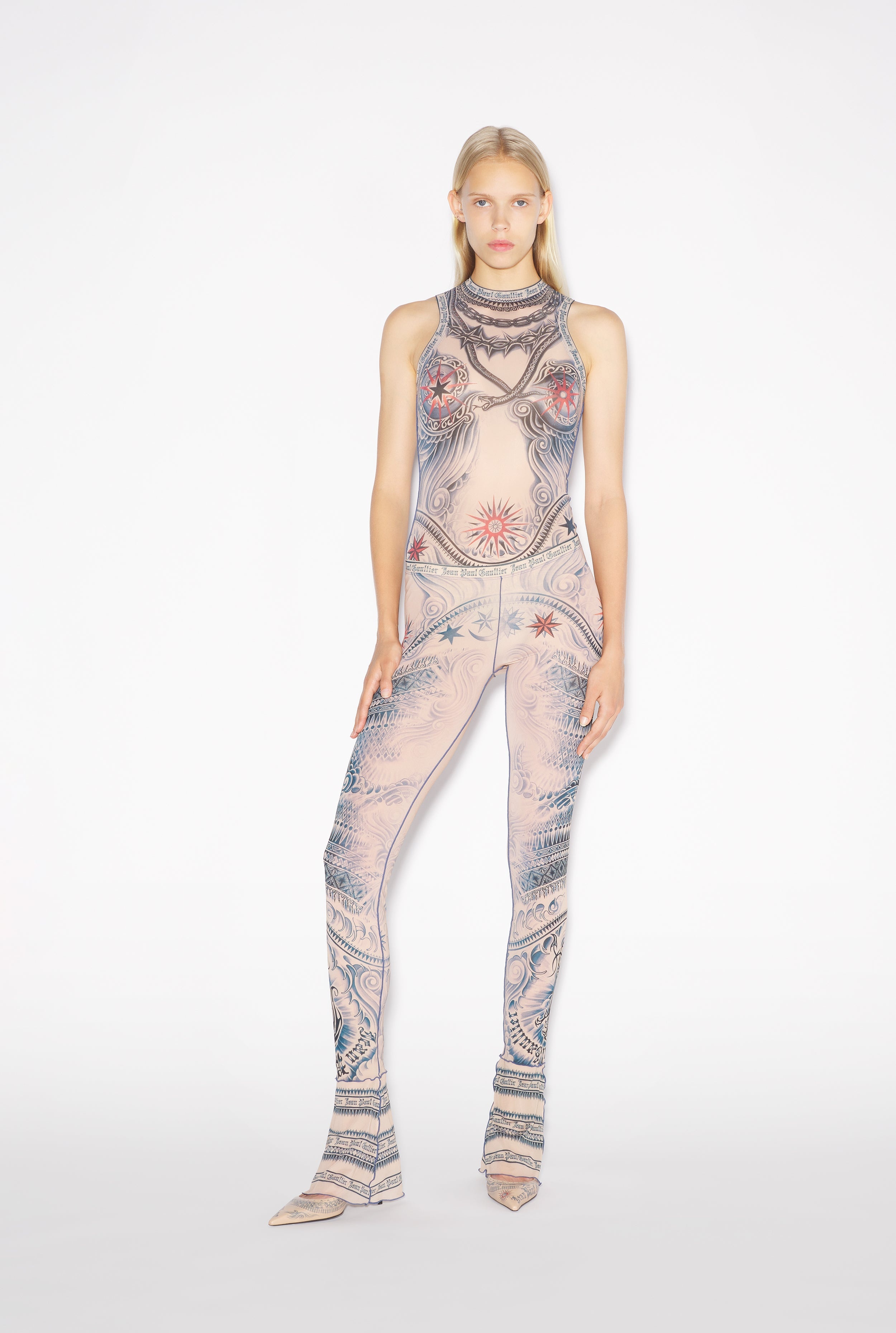 ［タグ付］Jean Paul Gaultier Tattoo Leggings Jean Paul Gaultier - Jean Paul Gaultier | The Heraldry