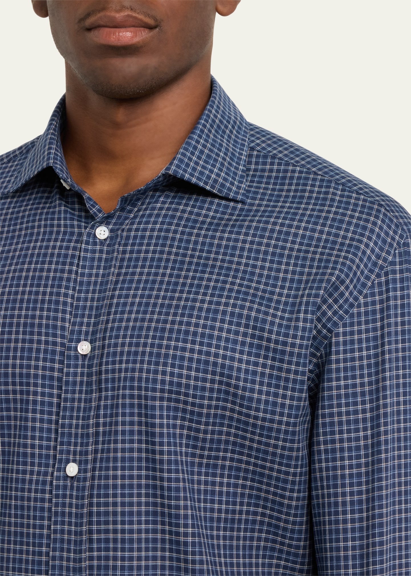Men's Aston Double-Tattersal Flannel Shirt - 5