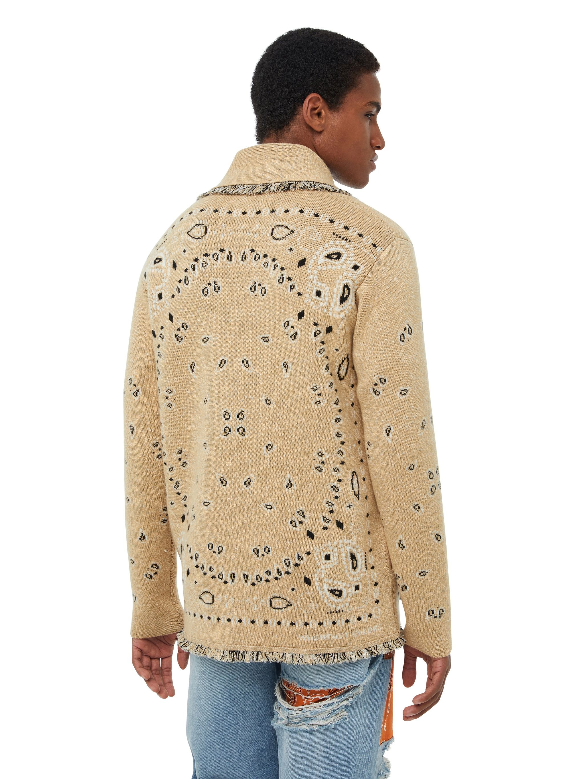 Bandana Jacquard Cardigan - 8