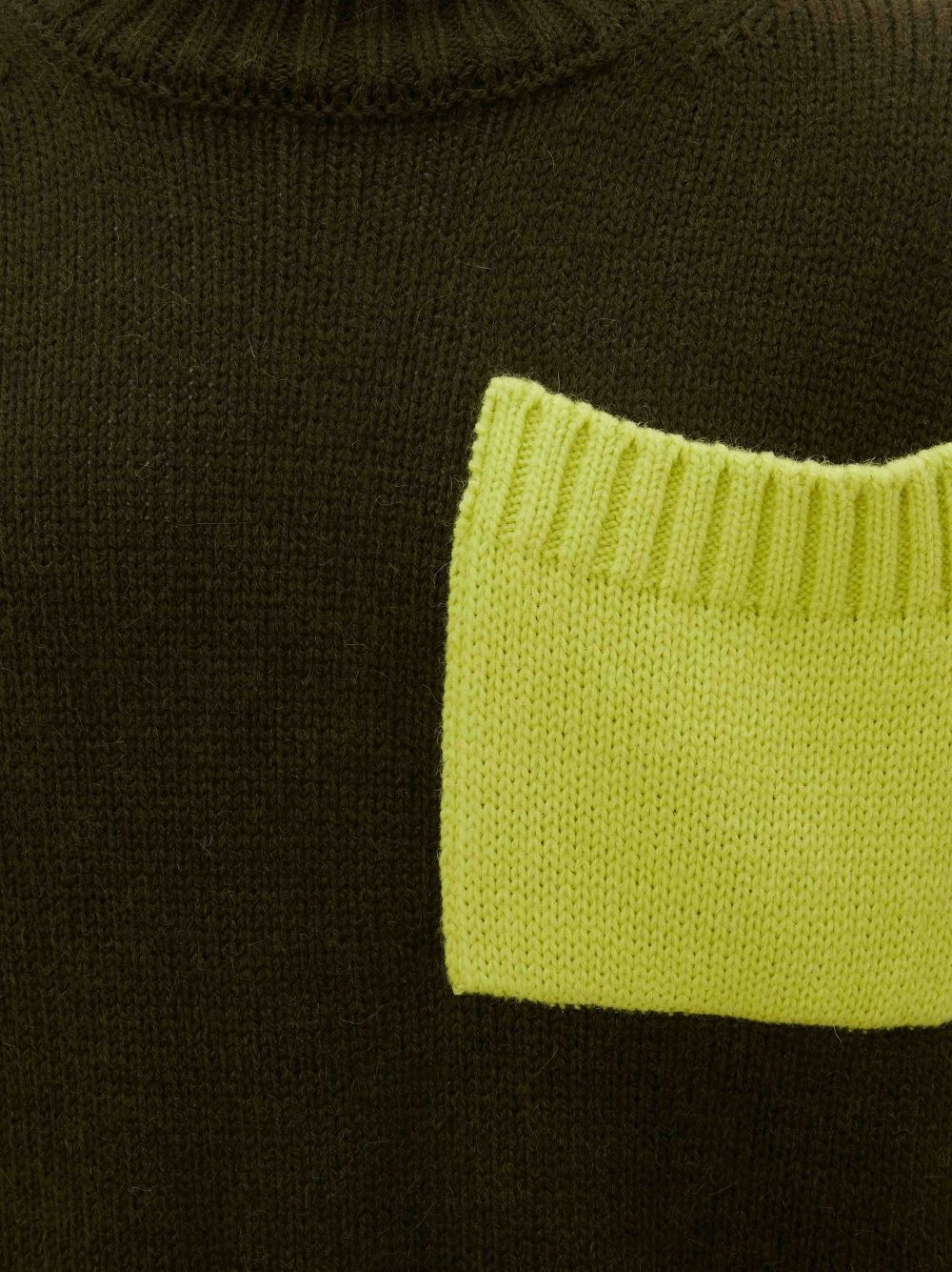 PATCH POCKET TURTLENECK JUMPER - 5