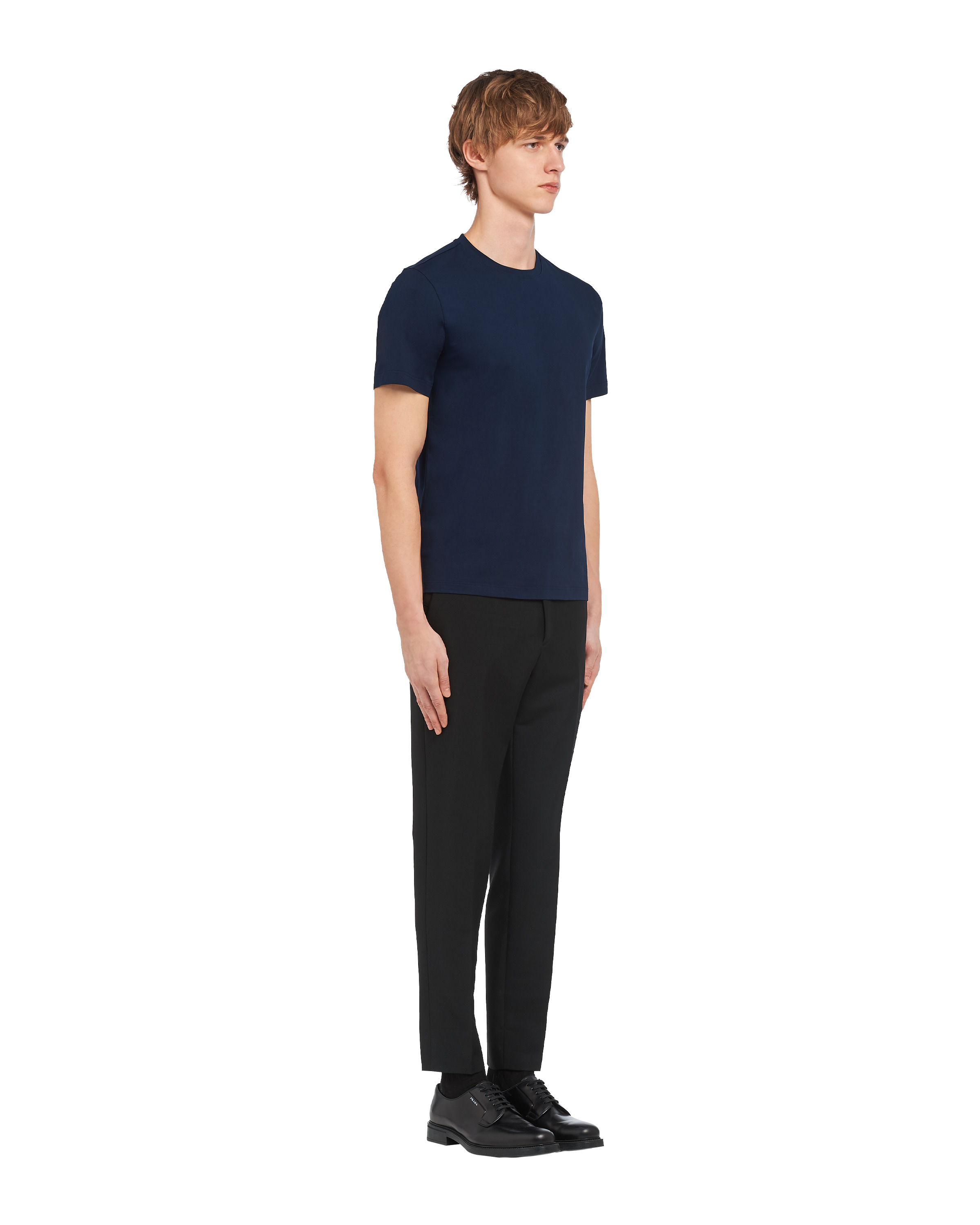 Stretch cotton T-shirt - 3