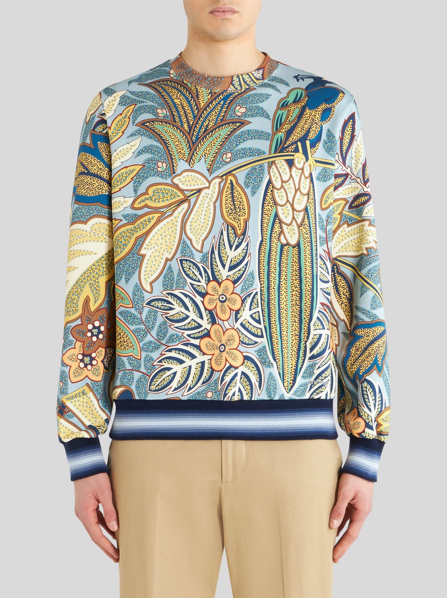 ROUND NECK PRINTED SWEATSHIRT - 2
