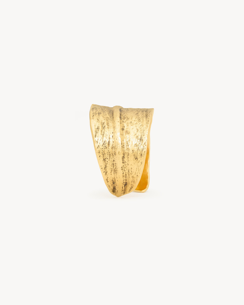 WILLOW LEAF CUFF IN METAL 5