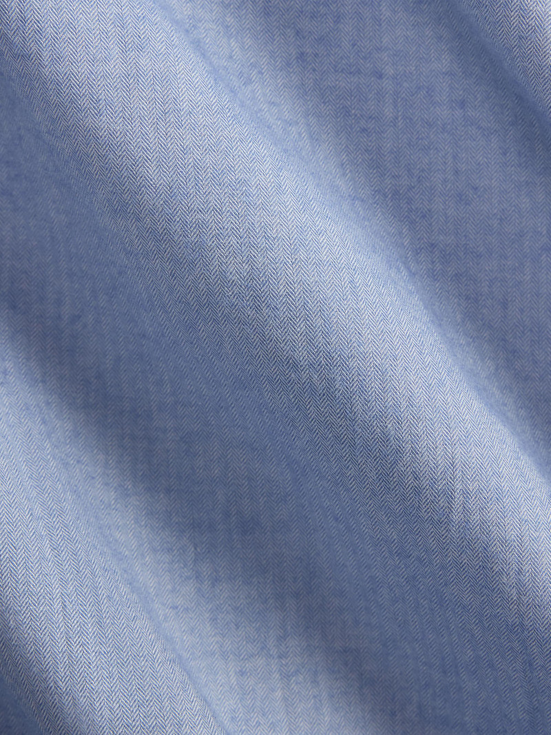 Men's Glen Check Flannel Shirt - Blue 7