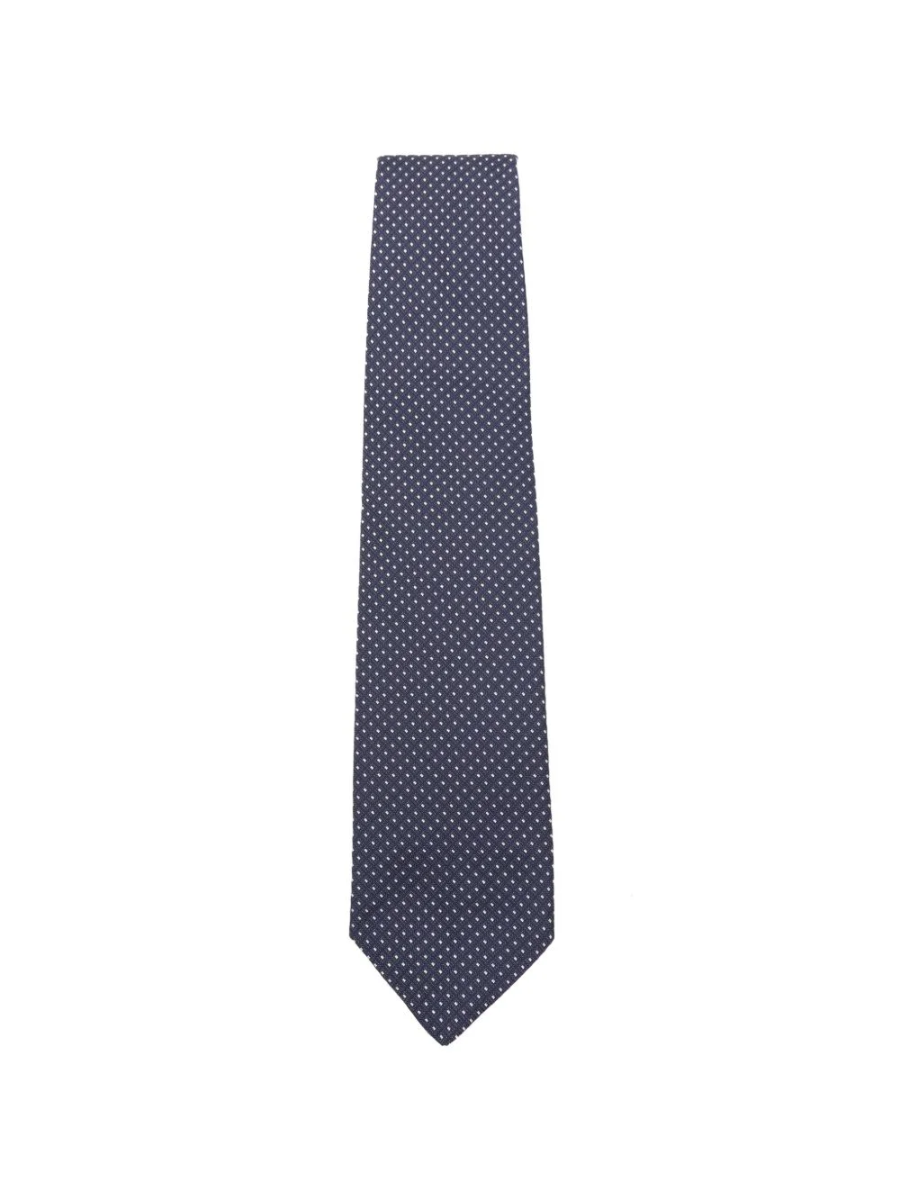 micro-dot silk tie - 1