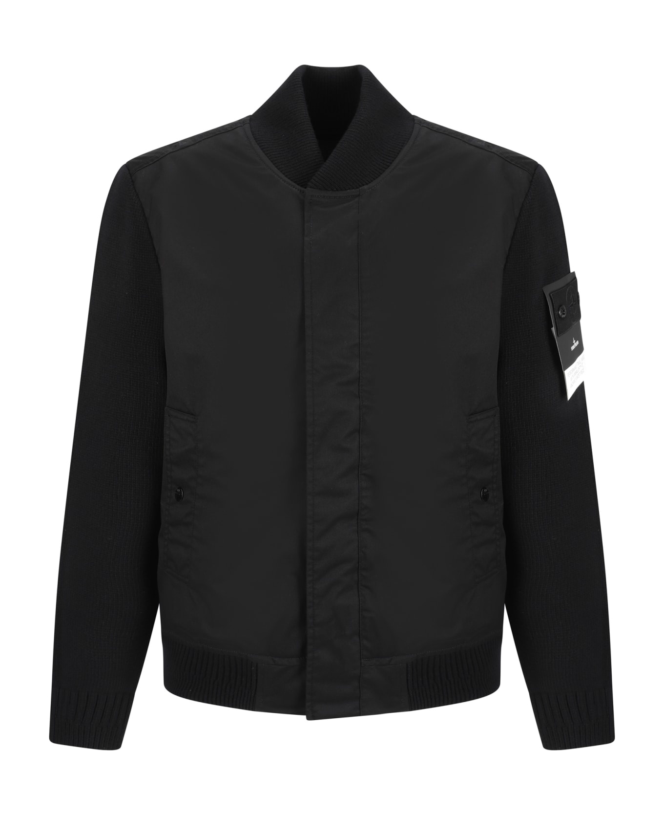 'performance Twill Wool' Bomber Jacket - 1