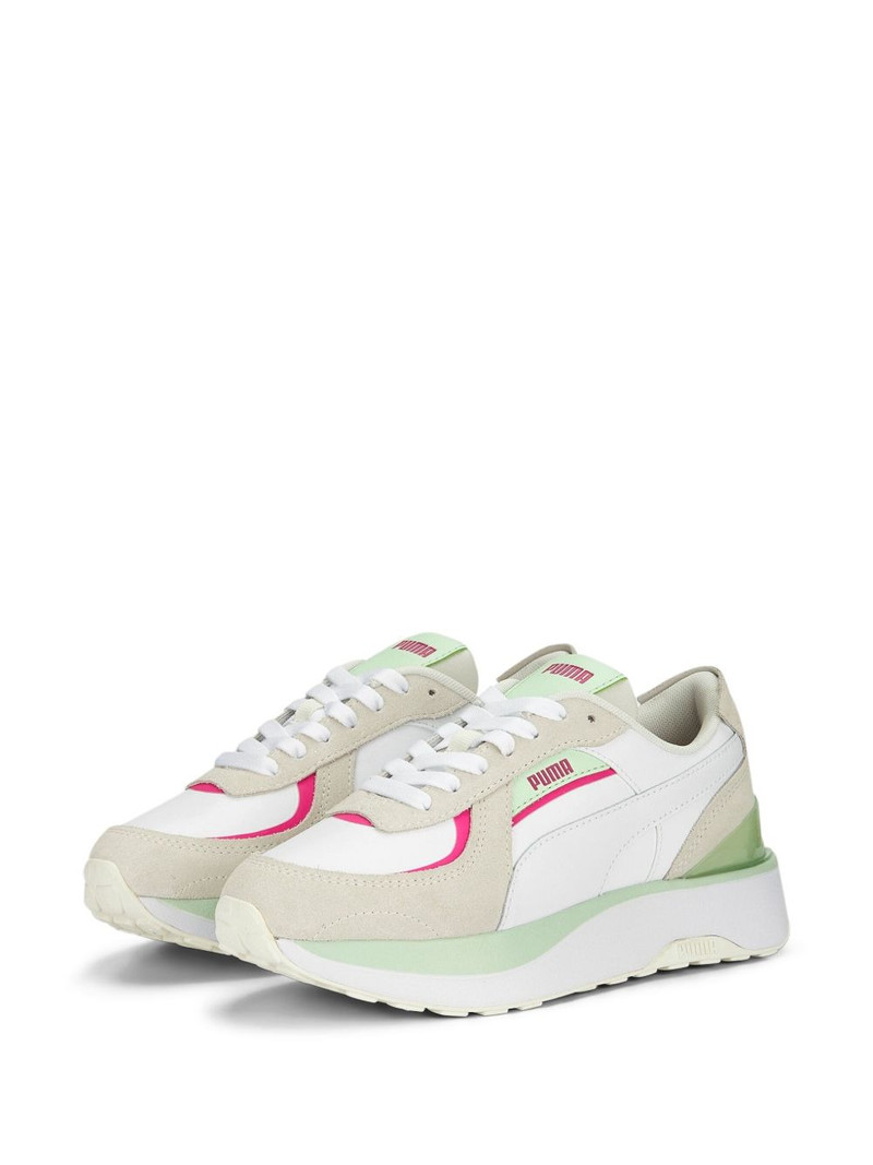 PUMA Cruise Rider Nu Brighter Days "White/Pink/Green" sneakers outlook