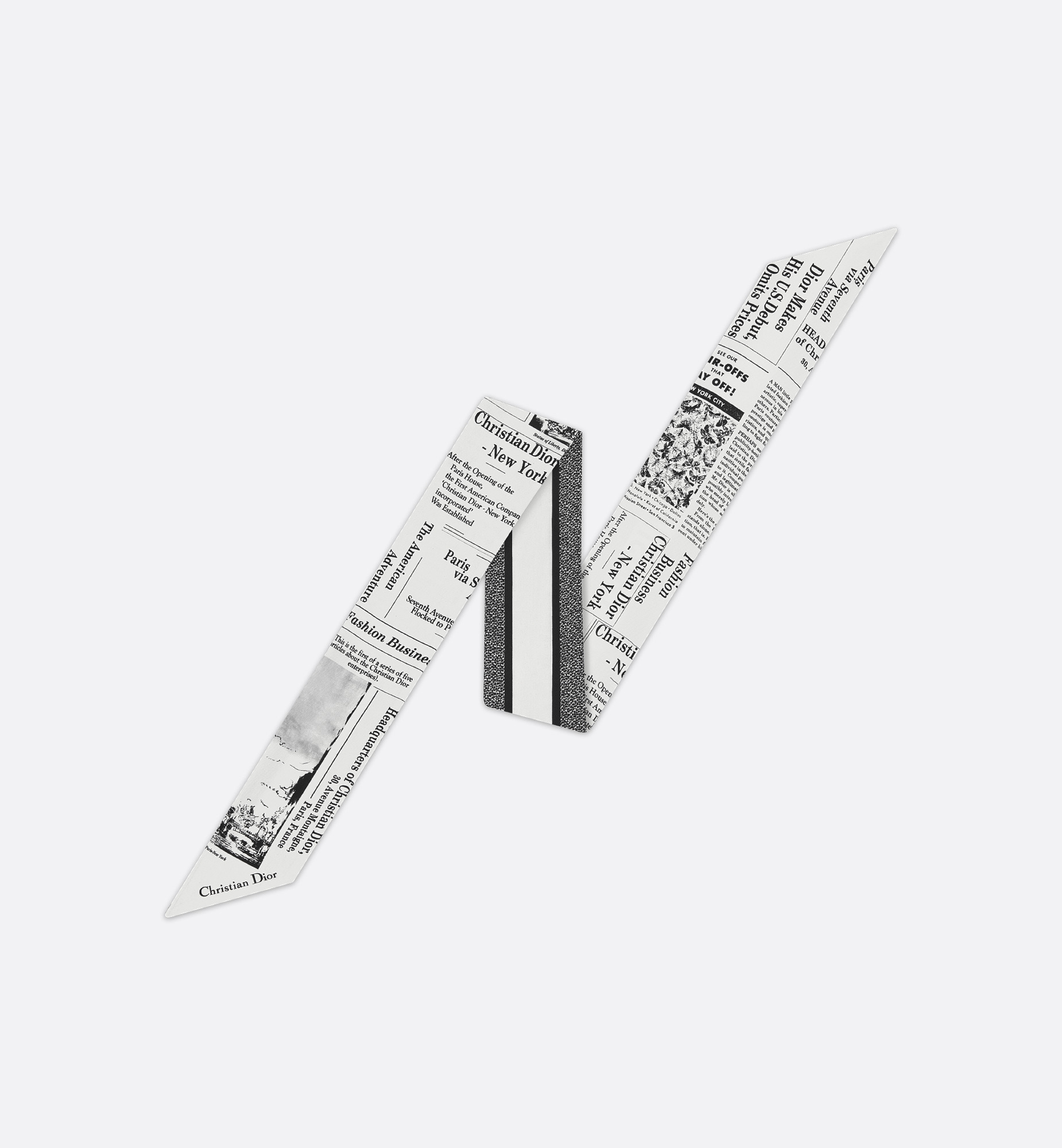 Newspaper Mitzah Scarf - 1