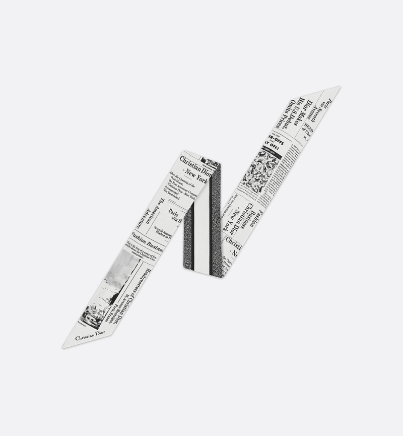 Newspaper Mitzah Scarf 1