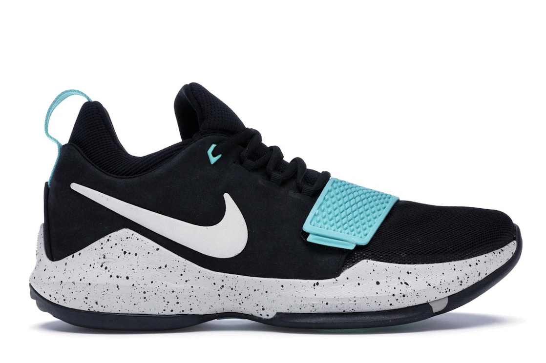 Nike PG 1 Black Aqua - 1