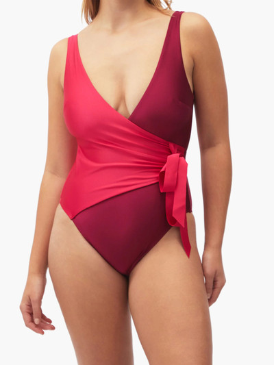 Zimmermann Bellitude wrap-effect swimsuit outlook