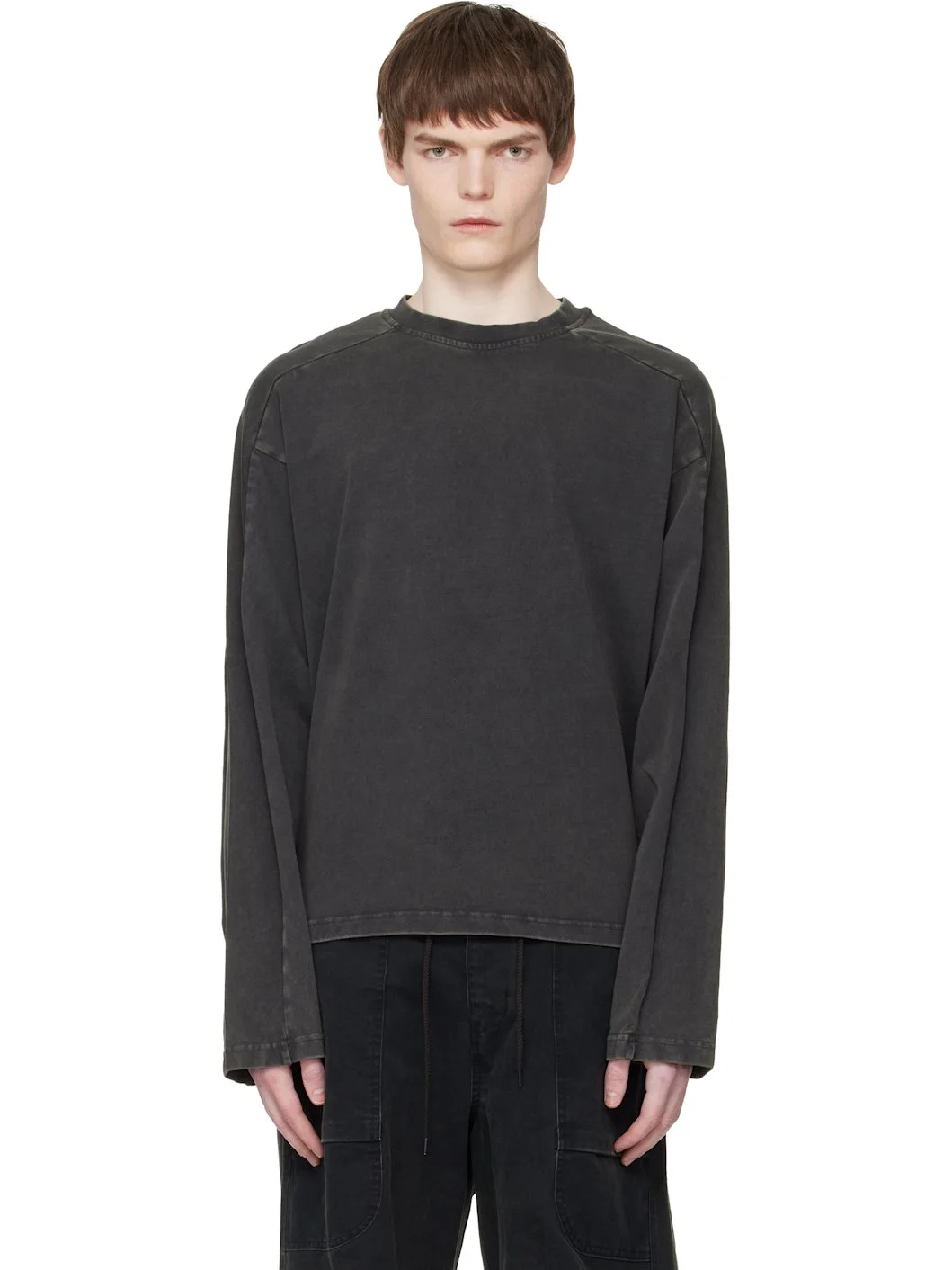 Black Heavy Long Sleeve T-shirt - 1