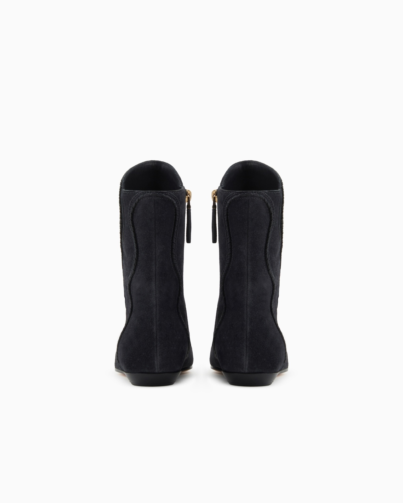 EMBROIDERED SUEDE ANKLE BOOTS - 3