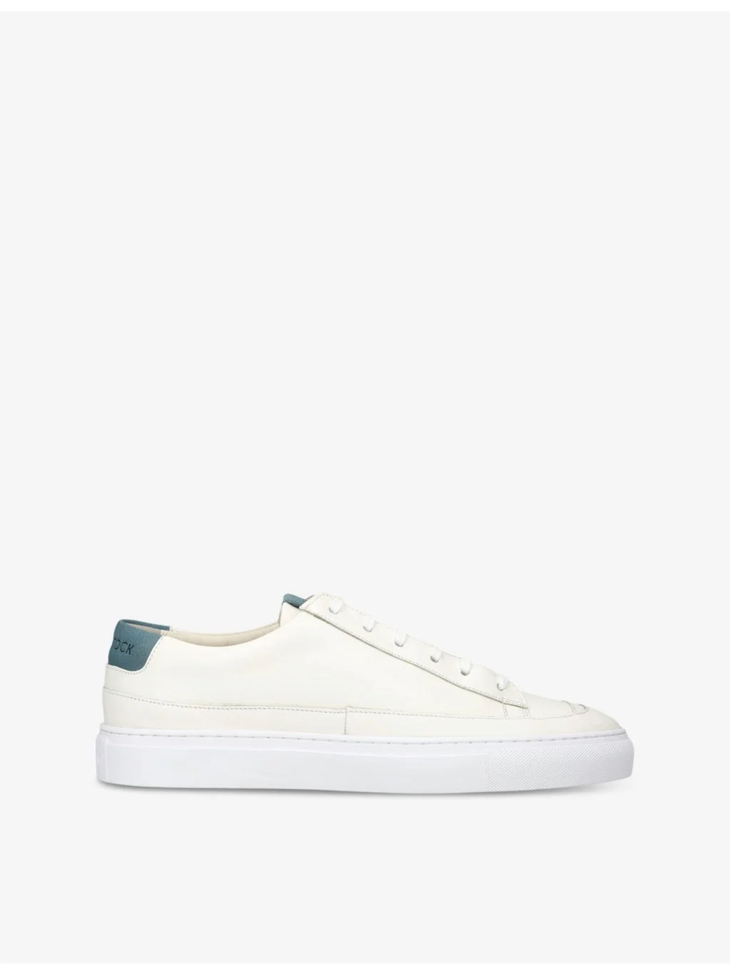 D-Stock recycled-leather low-top trainers - 1