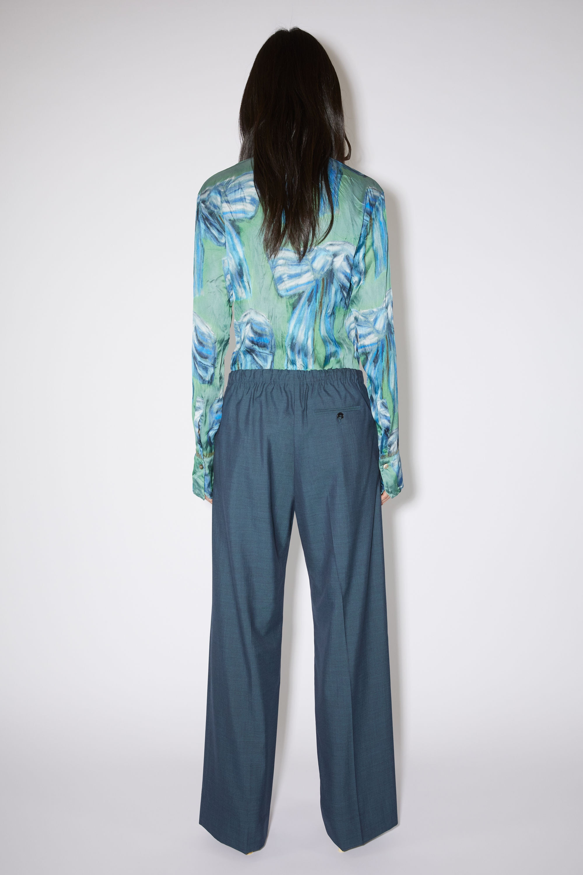 Tailored trousers - Teal blue - 3
