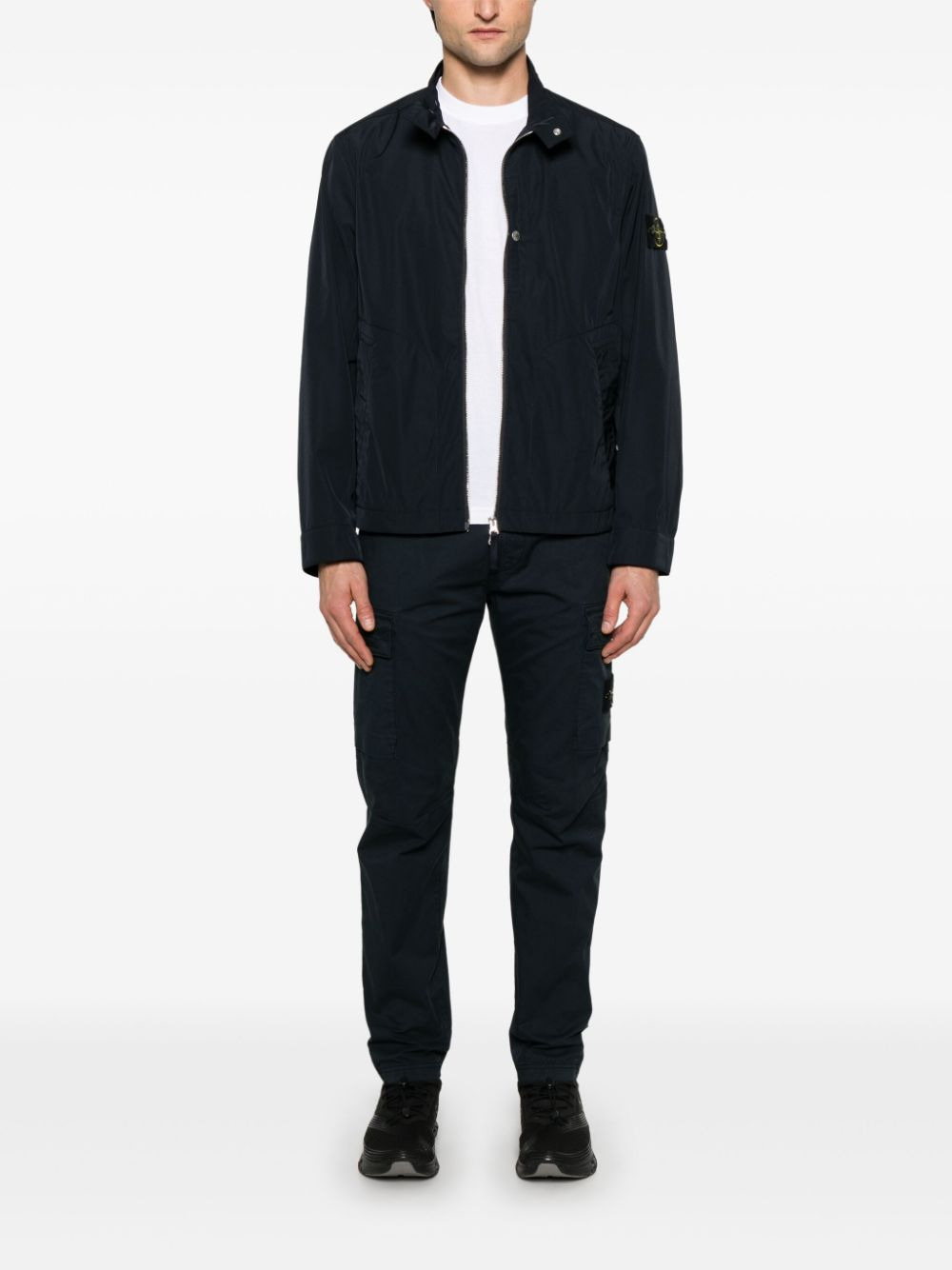 Stone Island Men Logo T-Shirt - 4