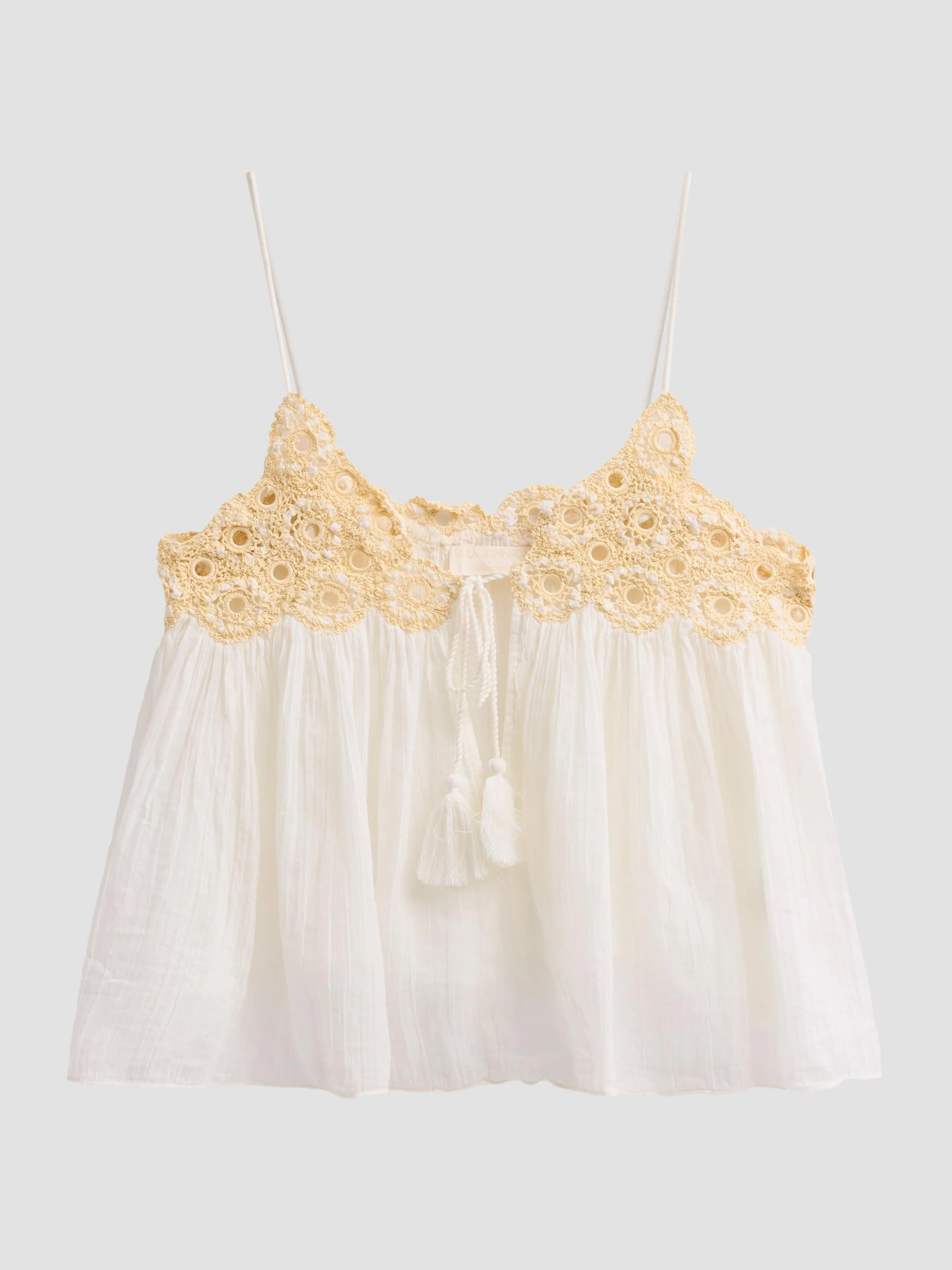 Women's Alessia Cotton Cover-Up Top - Creme - 1