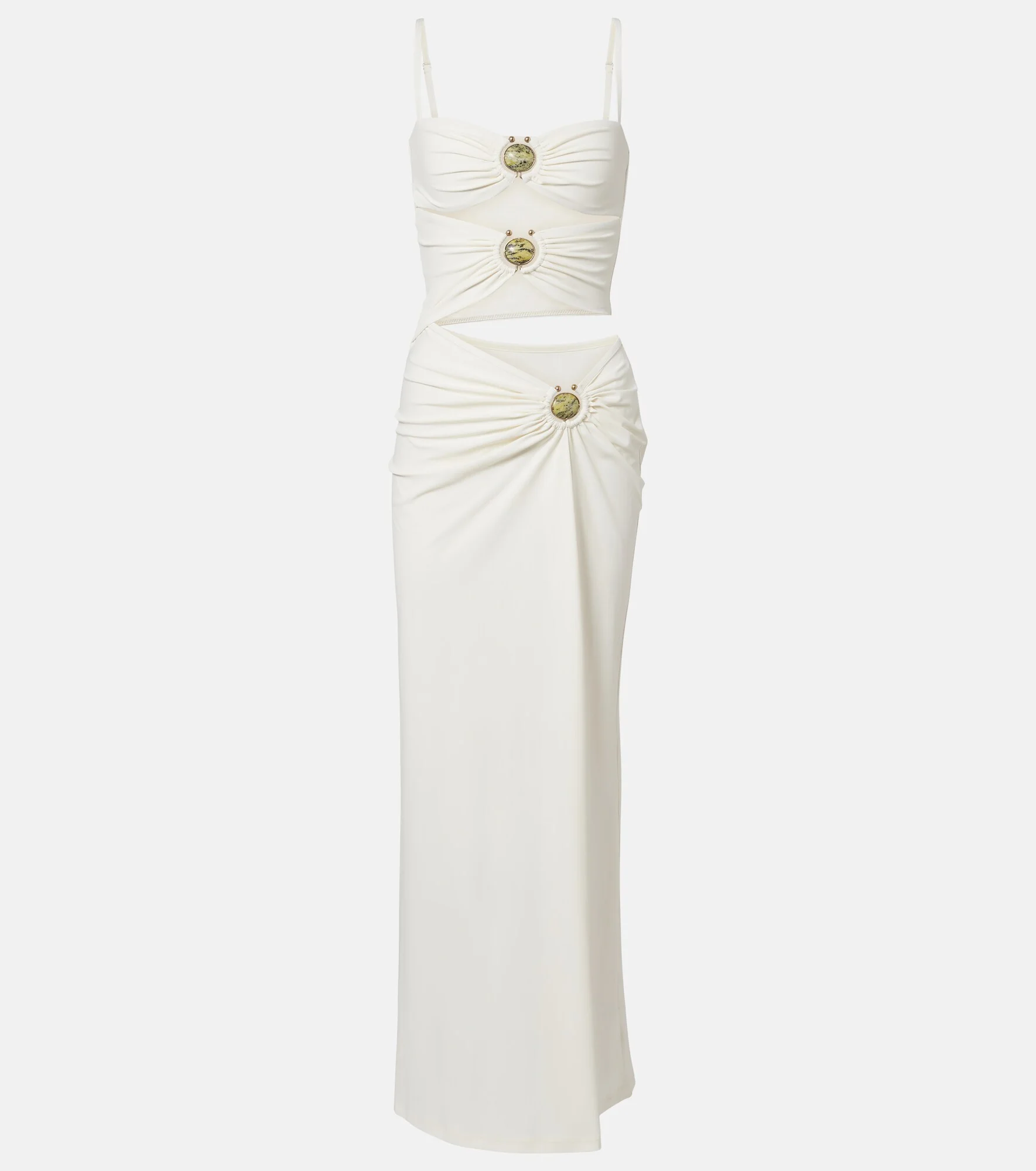 Mineral Stone cutout jersey maxi dress - 1