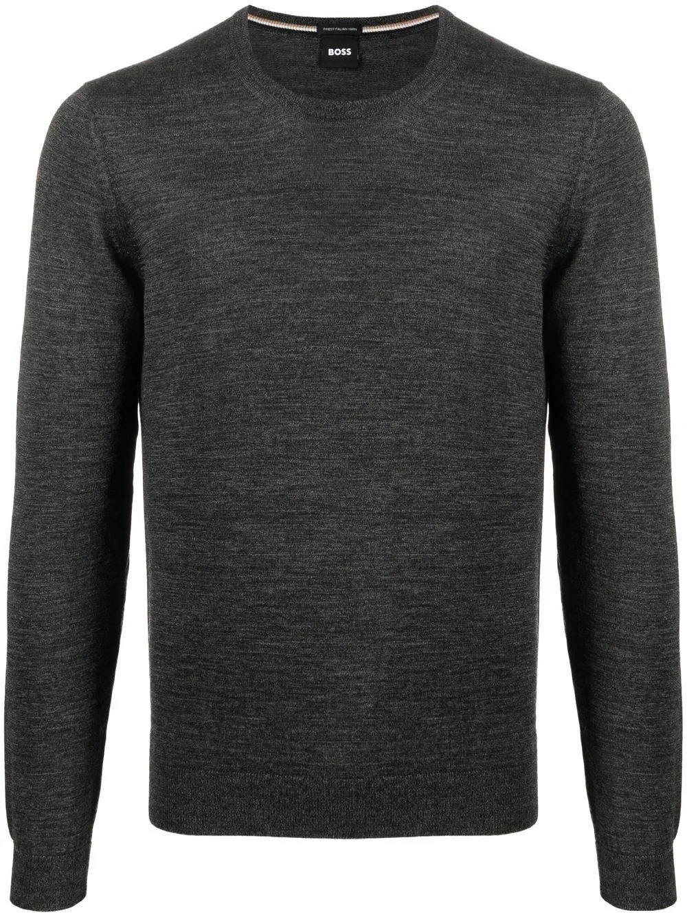 crew neck pullover sweater - 1