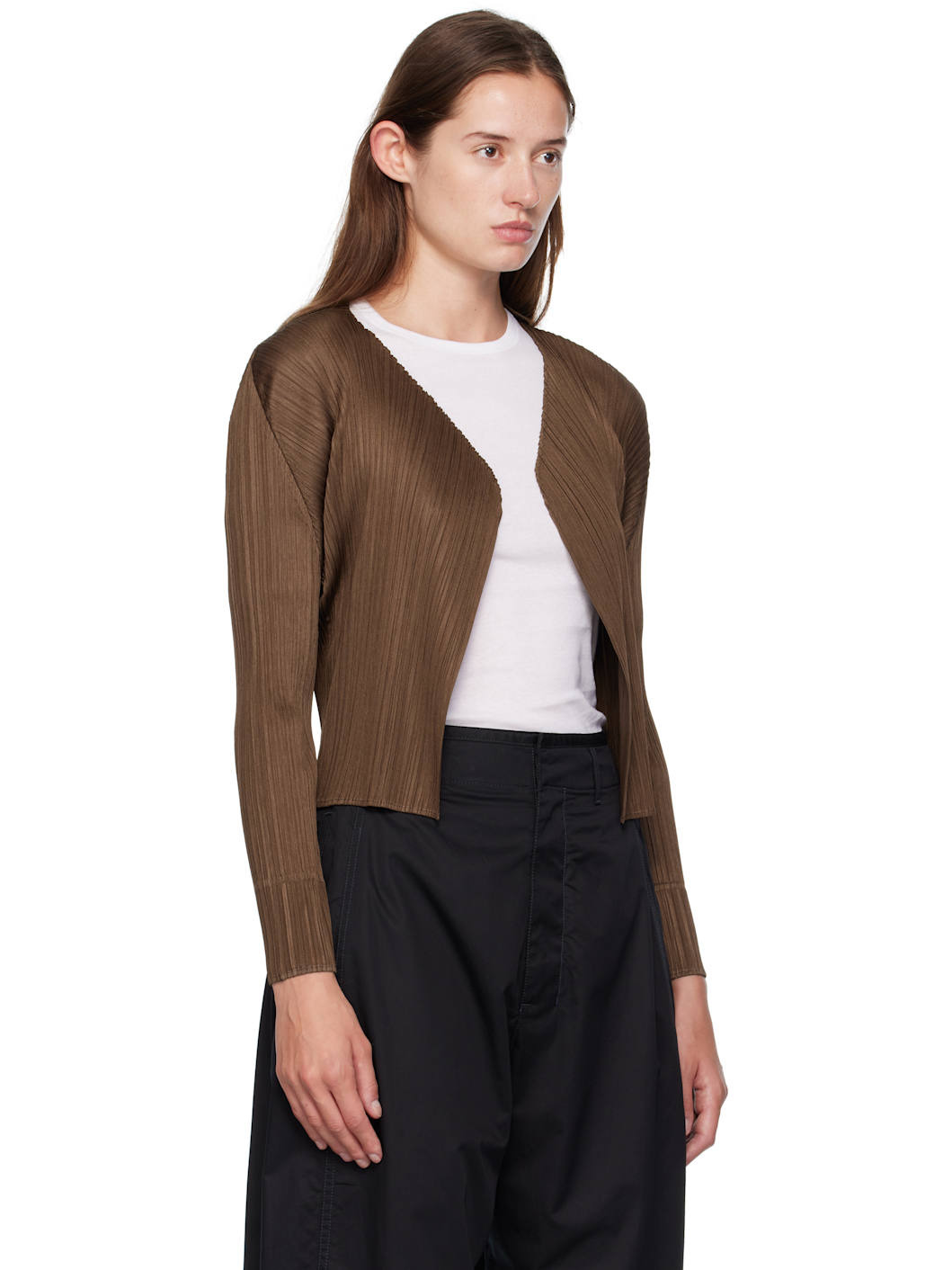Brown June New Colorful Basics 4 Cardigan - 2