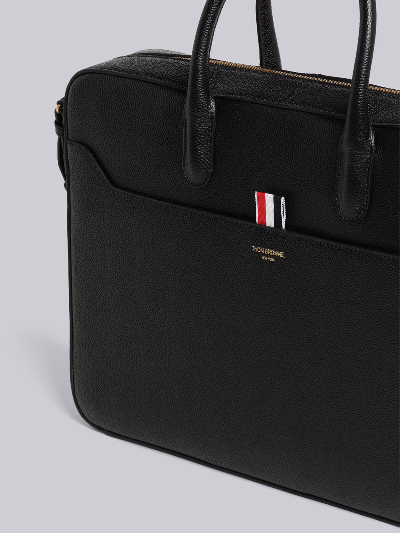 Thom Browne Pebble Grain Leather Business Bag outlook