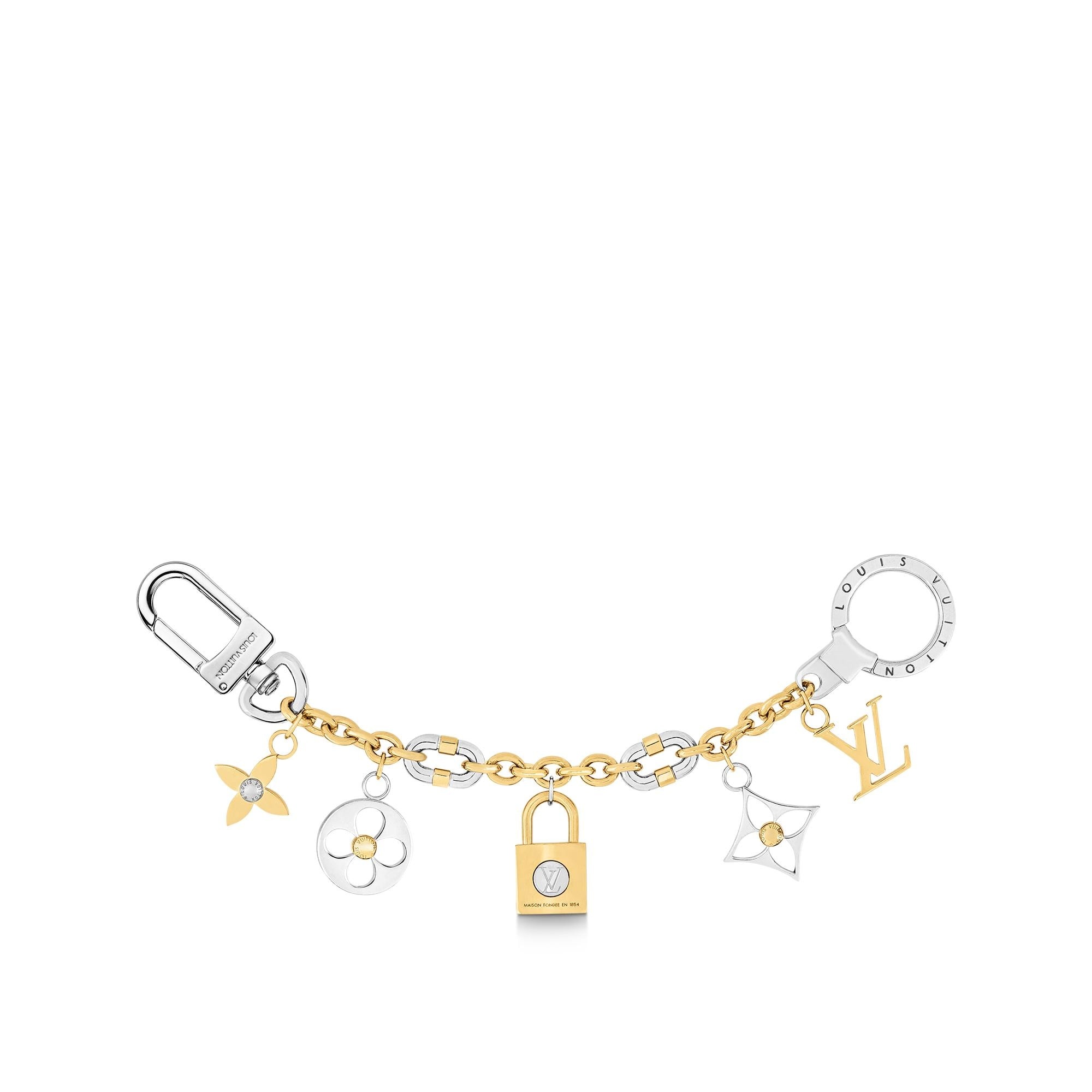 LV Padlock Chain Bag Charm - 1