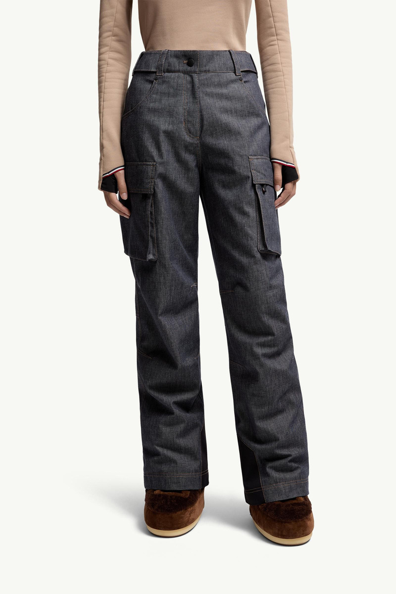 Padded Denim Ski Pants 4