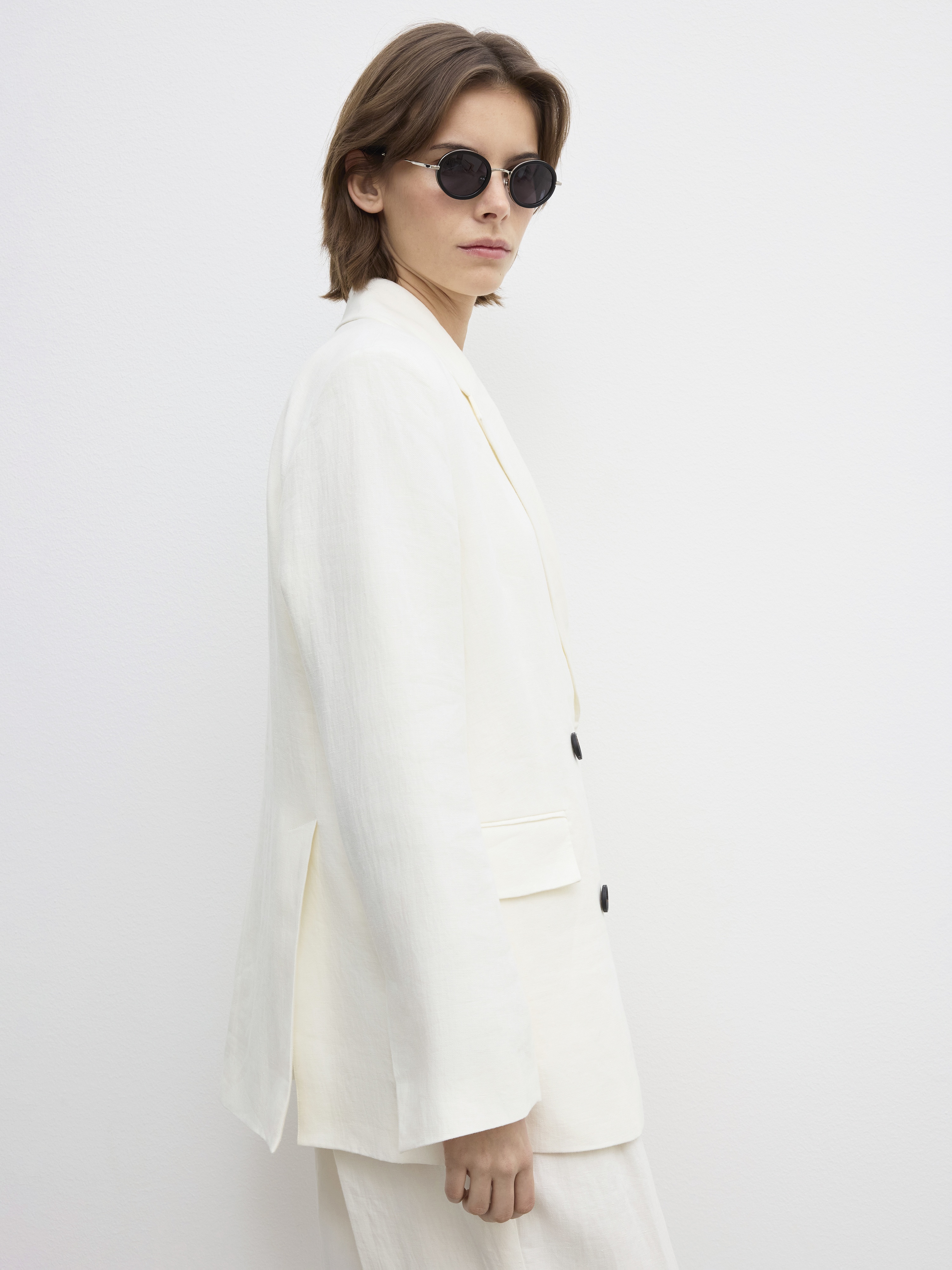 Classic linen blazer - 5