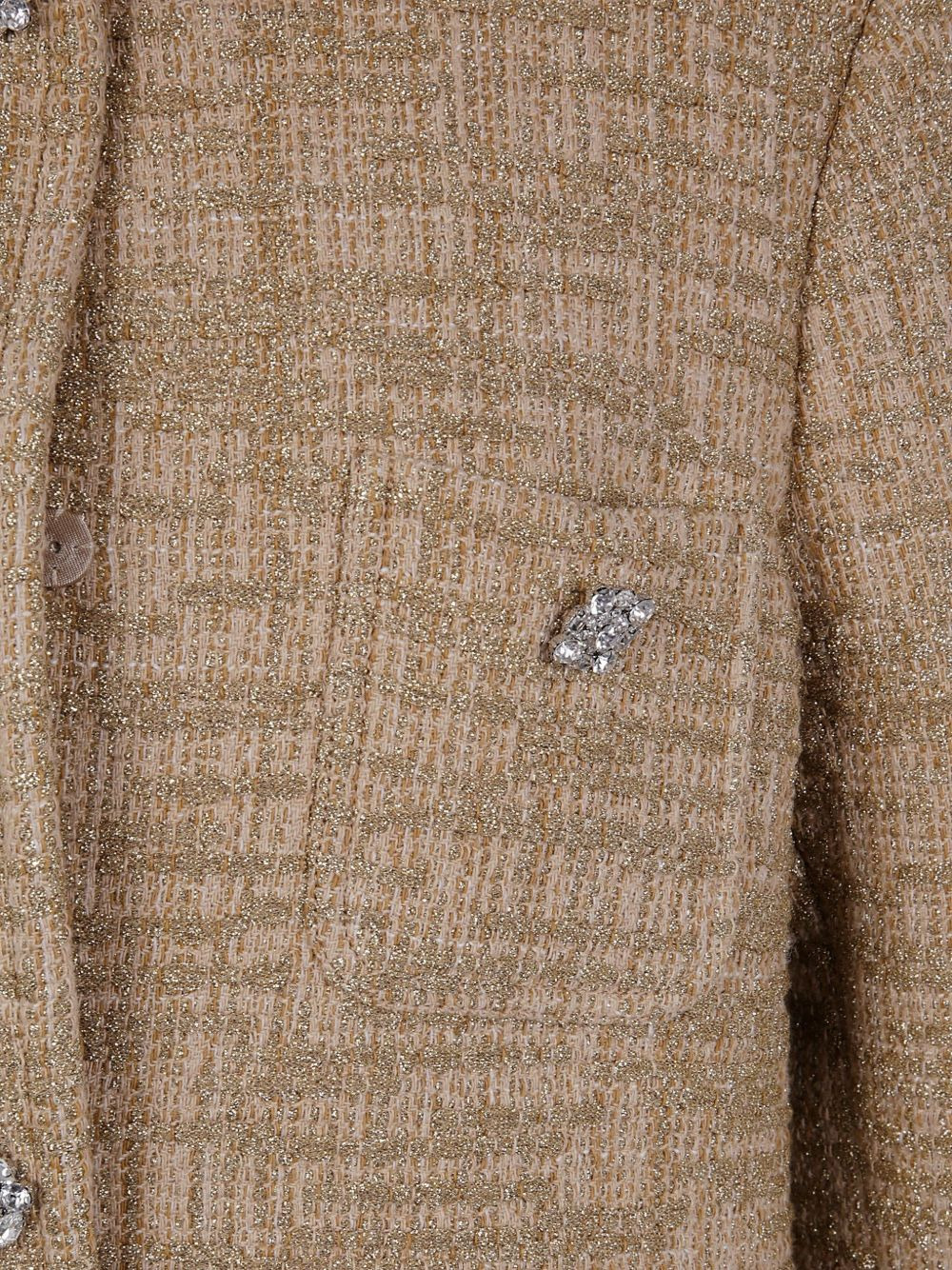 embellished tweed coat - 3
