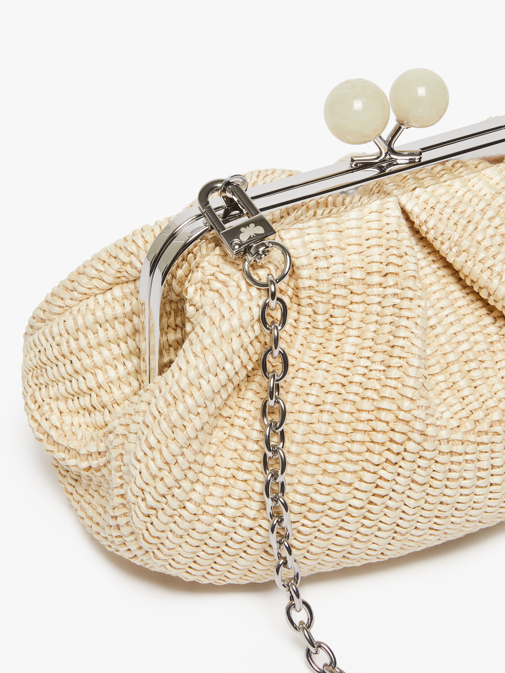 PALMAS Small raffia-look Pasticcino Bag - 4