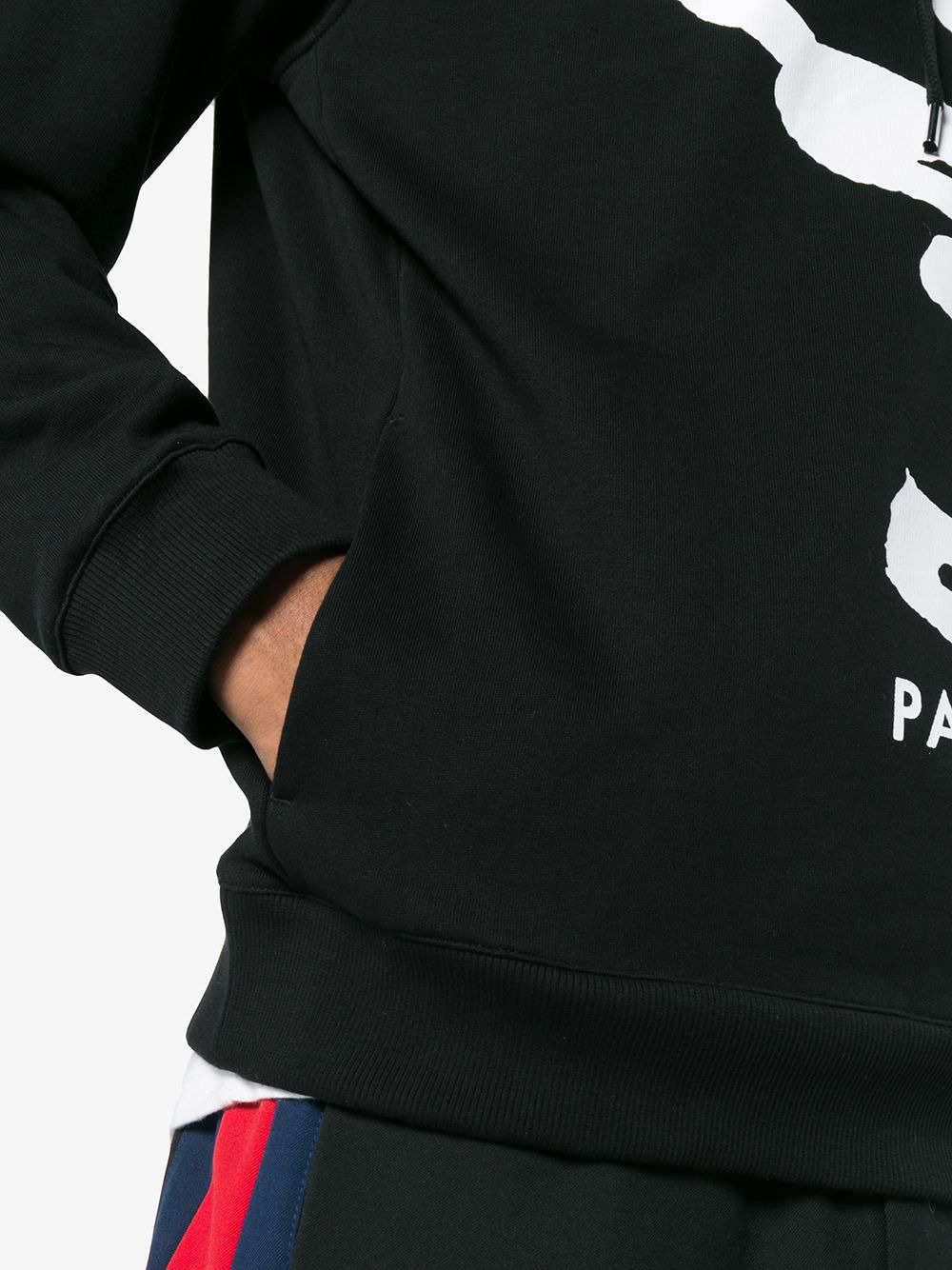 Signature print hoodie - 5