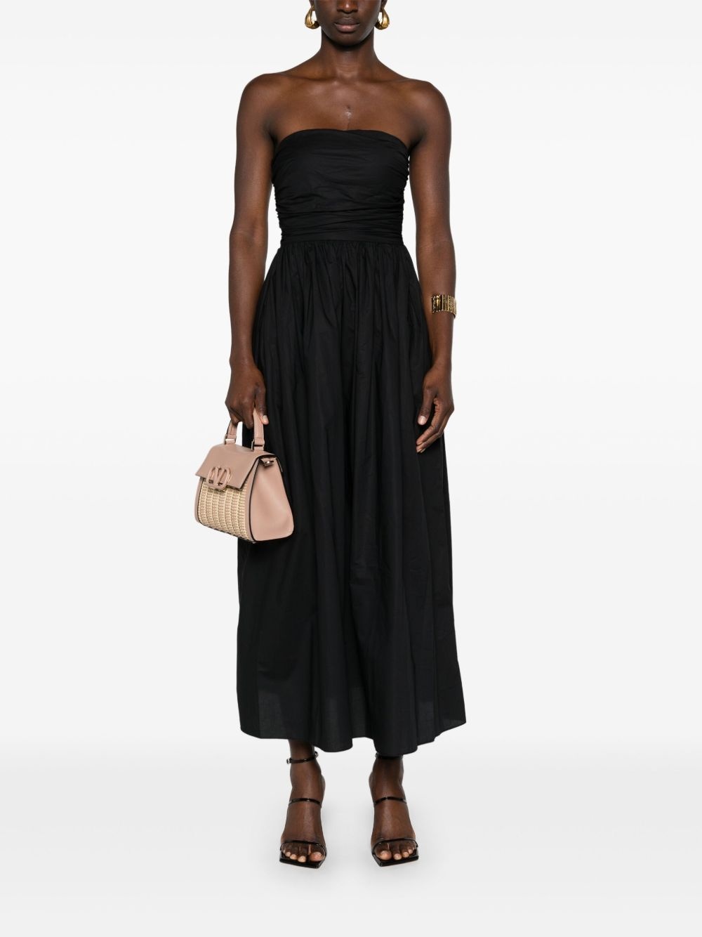 Aline strapless midi dress - 2