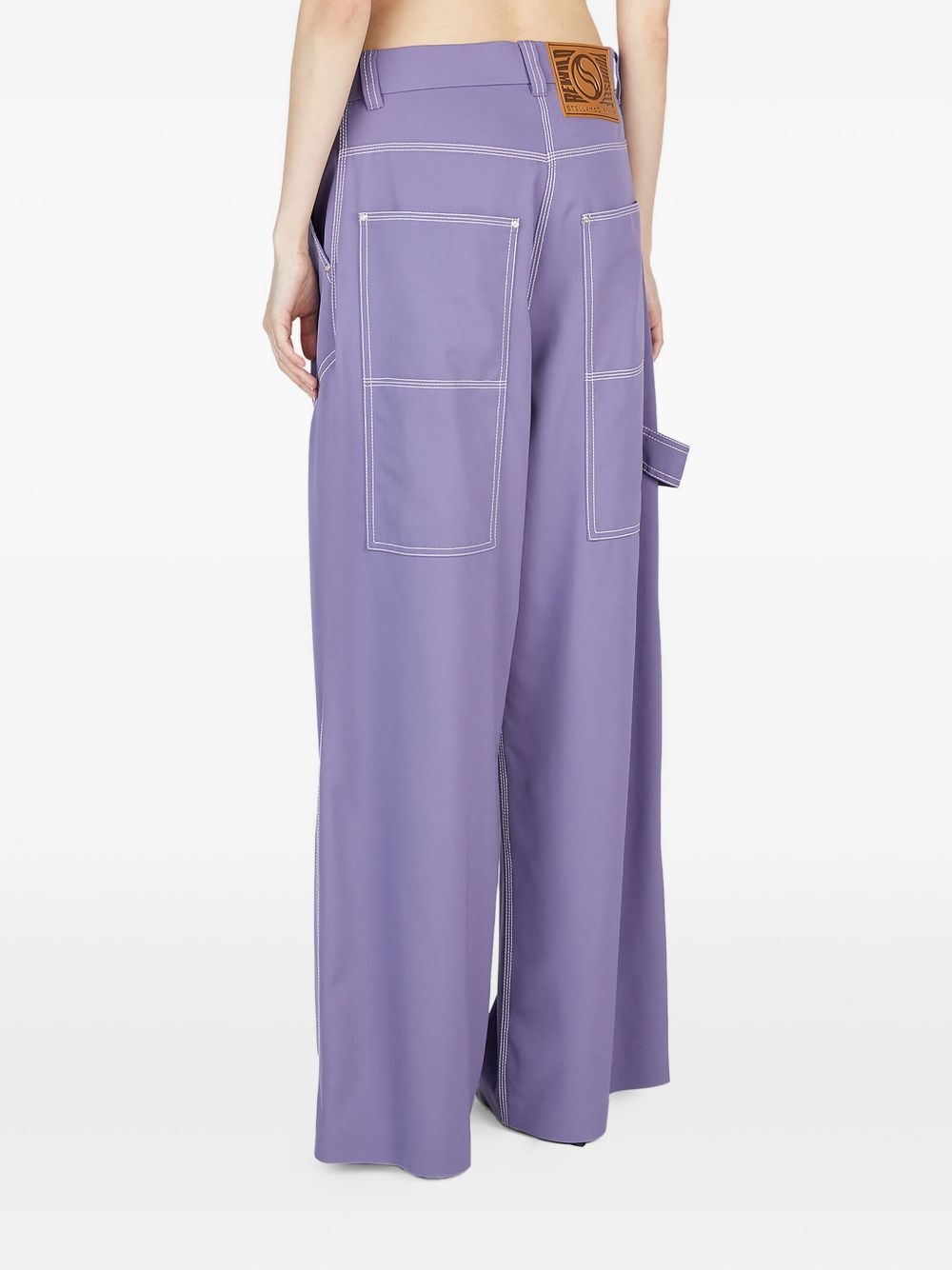 straight-leg trousers - 4