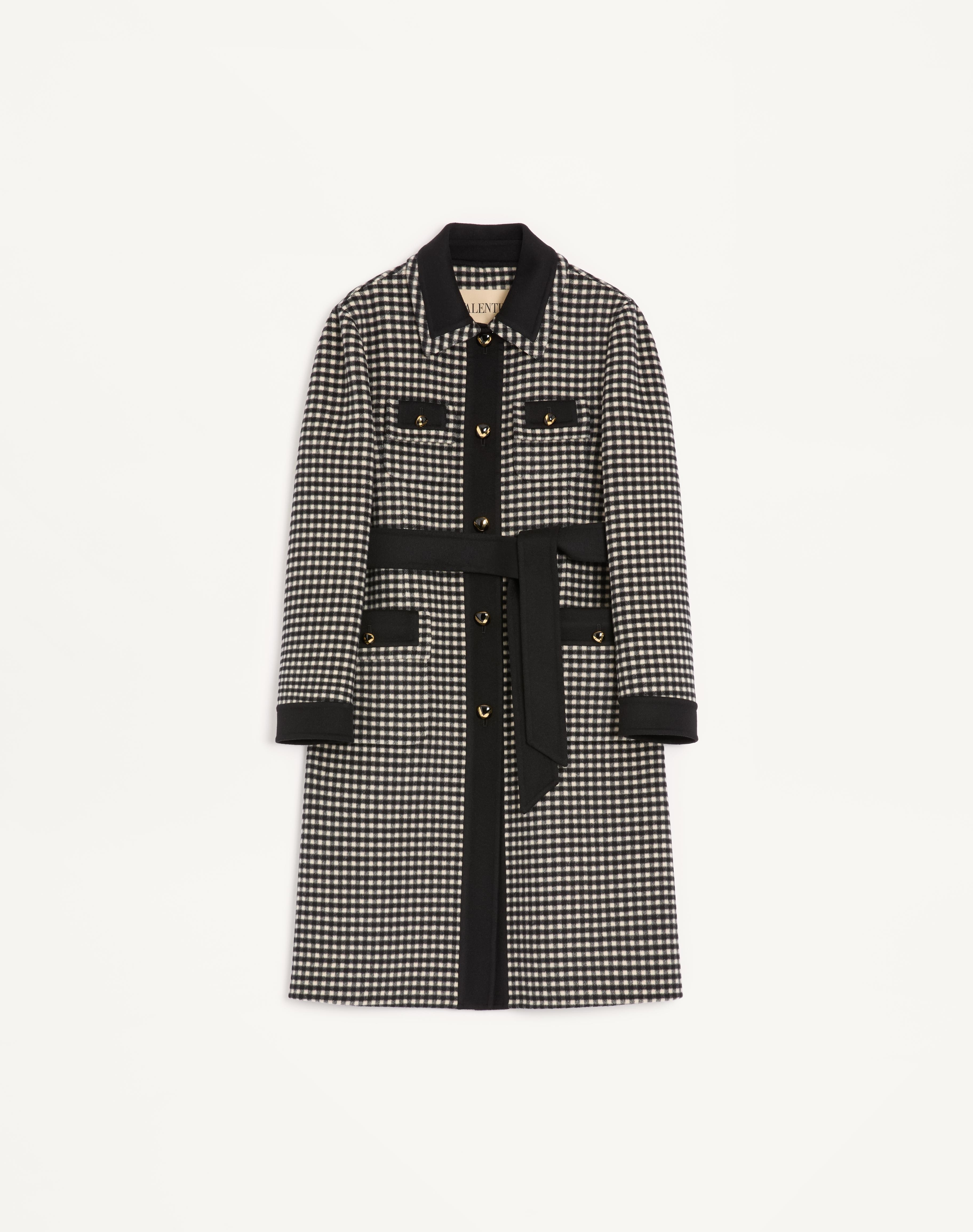 MICRO VICHY COAT - 1