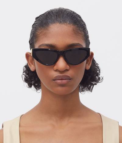 Bottega Veneta Angle Acetate Cat-Eye Sunglasses outlook