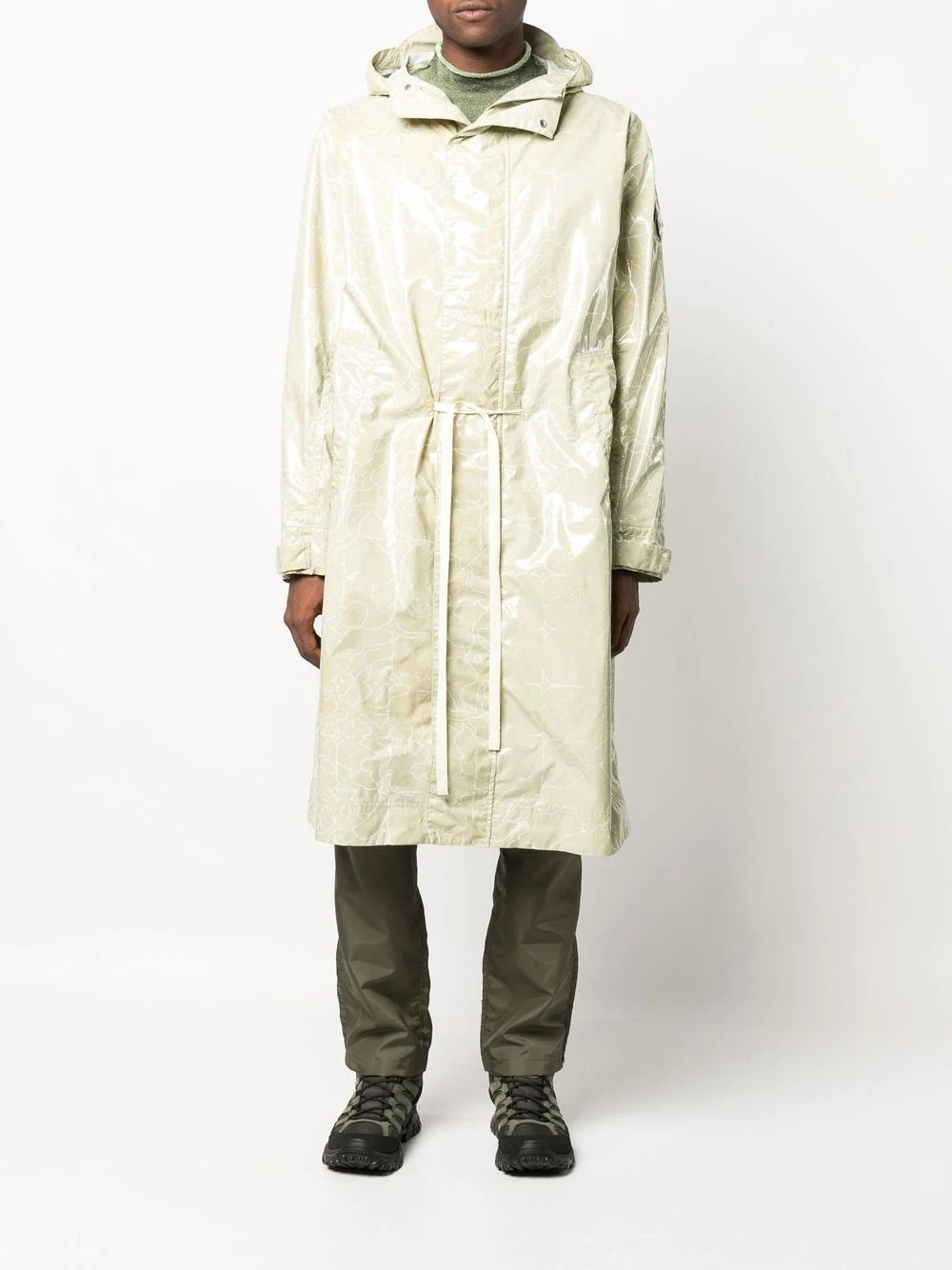 graphic-print hooded raincoat - 2