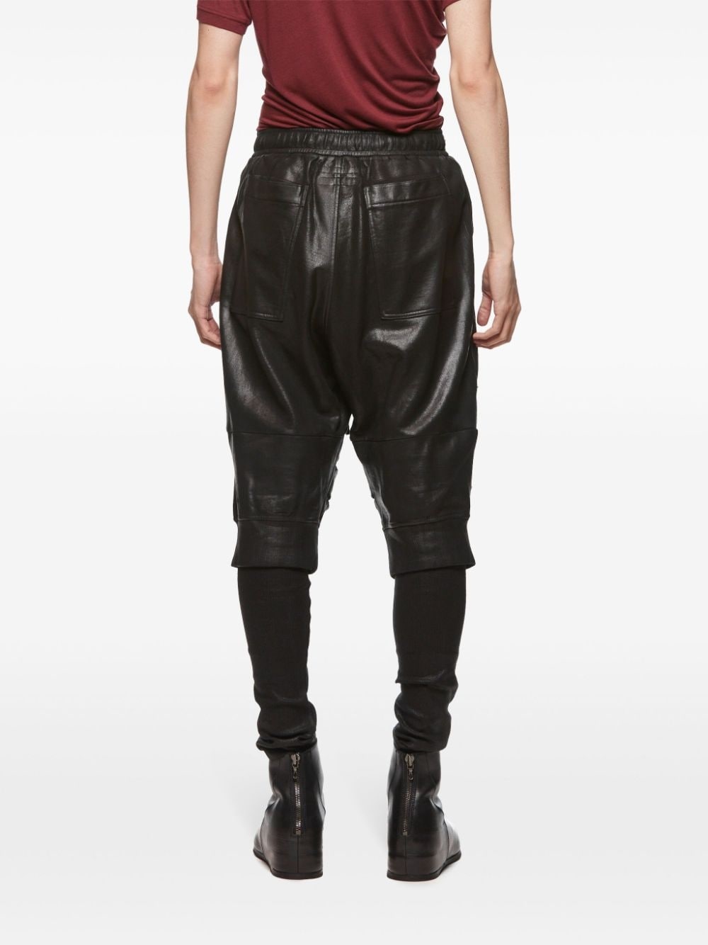 Destroyed layered track pants - 5