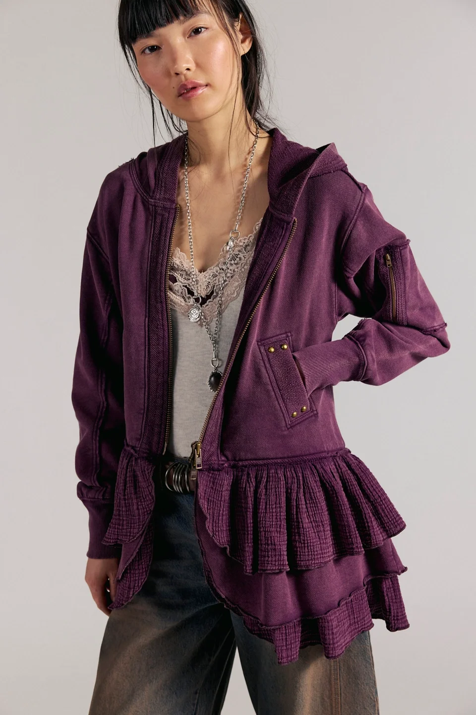 Piece Of Cake Zip-Up Cardi - 1