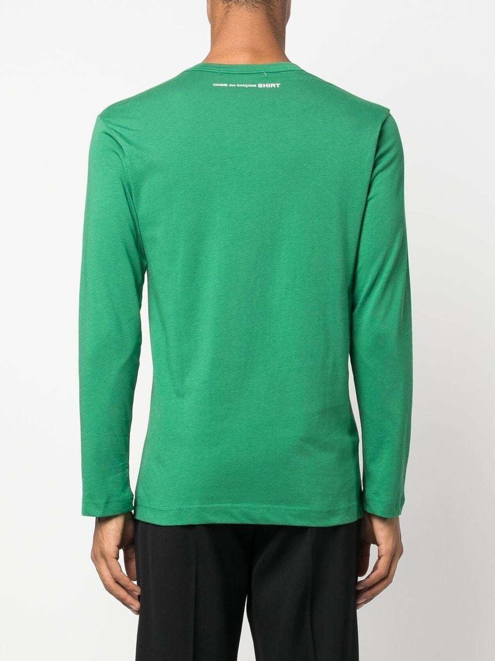 crew-neck cotton sweatshirt - 4