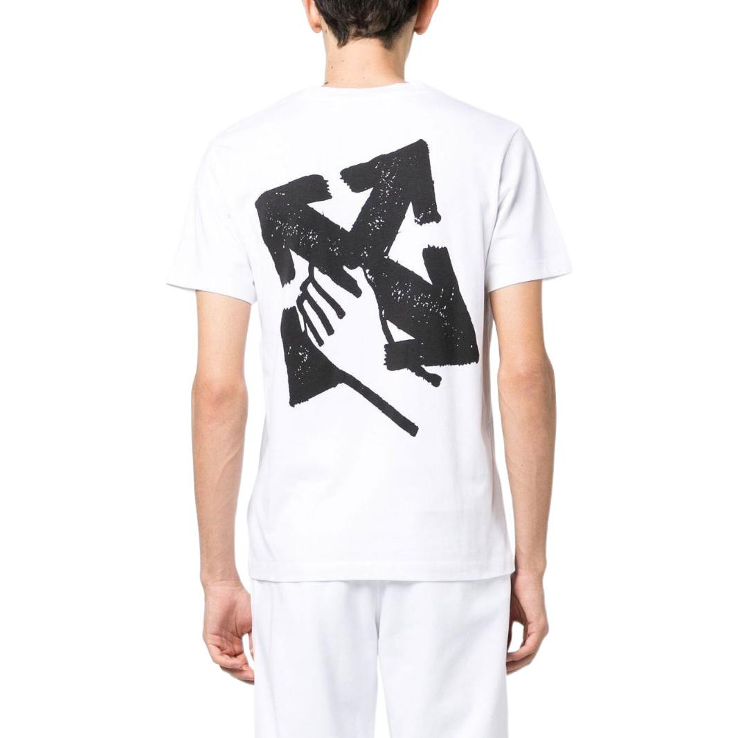 Off-White FW22 Hand Arrow Slim Tee OMAA027S23JER0070110 - 3