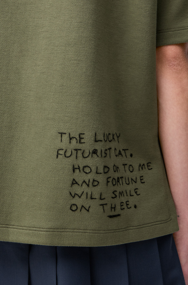 Regular fit T-shirt in cotton blend 5