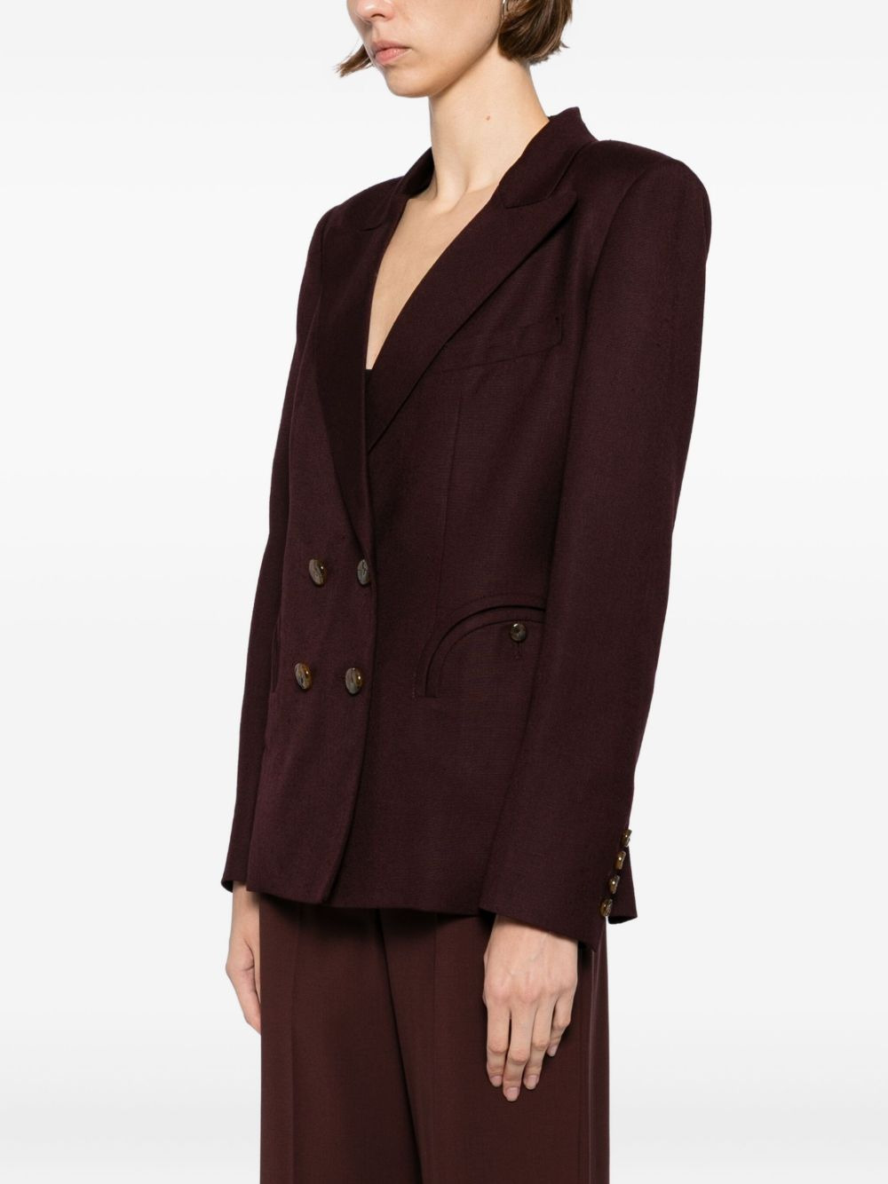 viscose blazer - 3