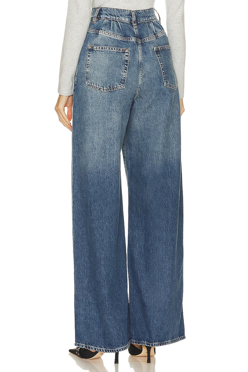 GRLFRND Chloe Super High Rise Pleated Wide Leg outlook
