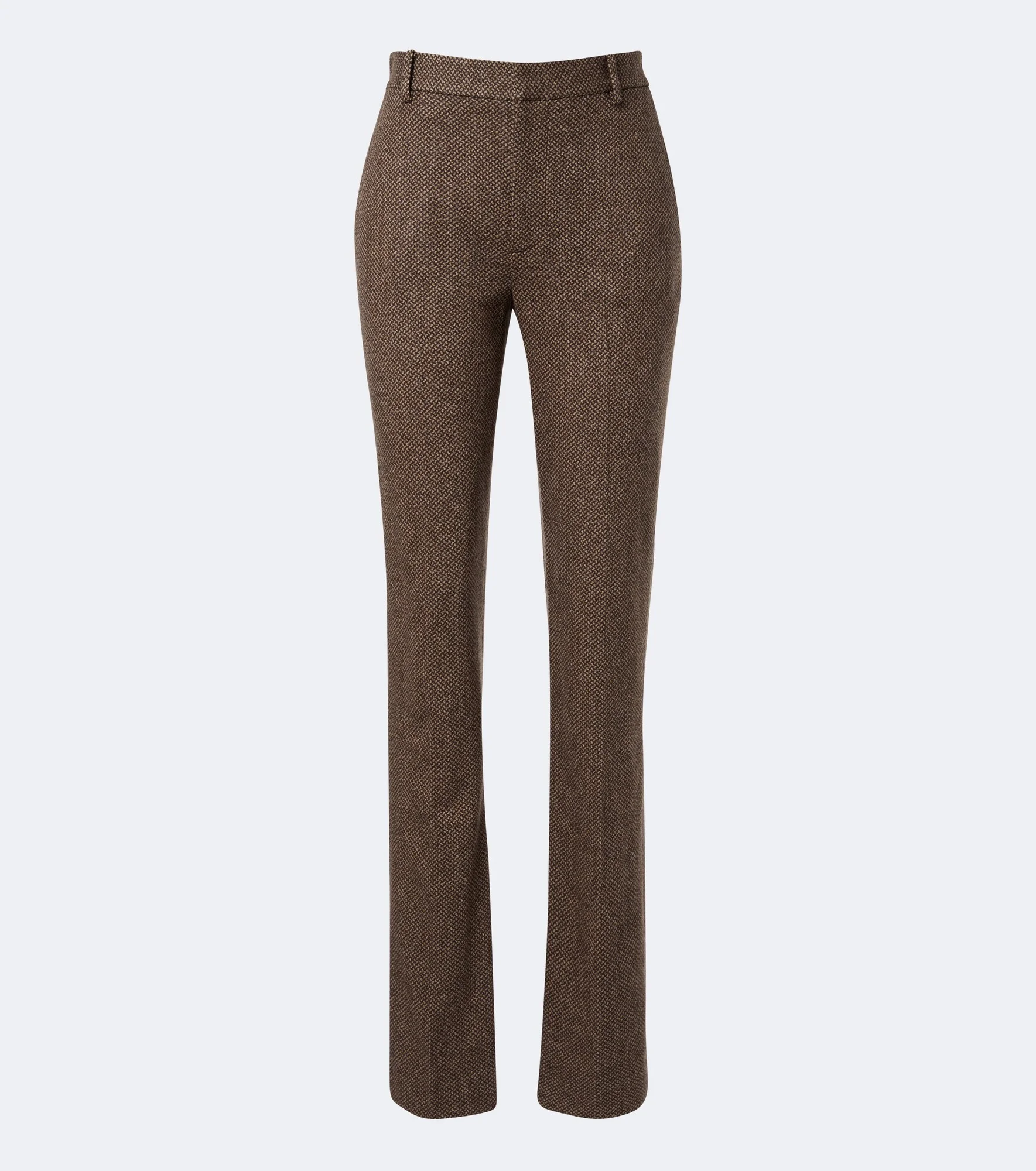 Wool, silk and cashmere straight pants - 1