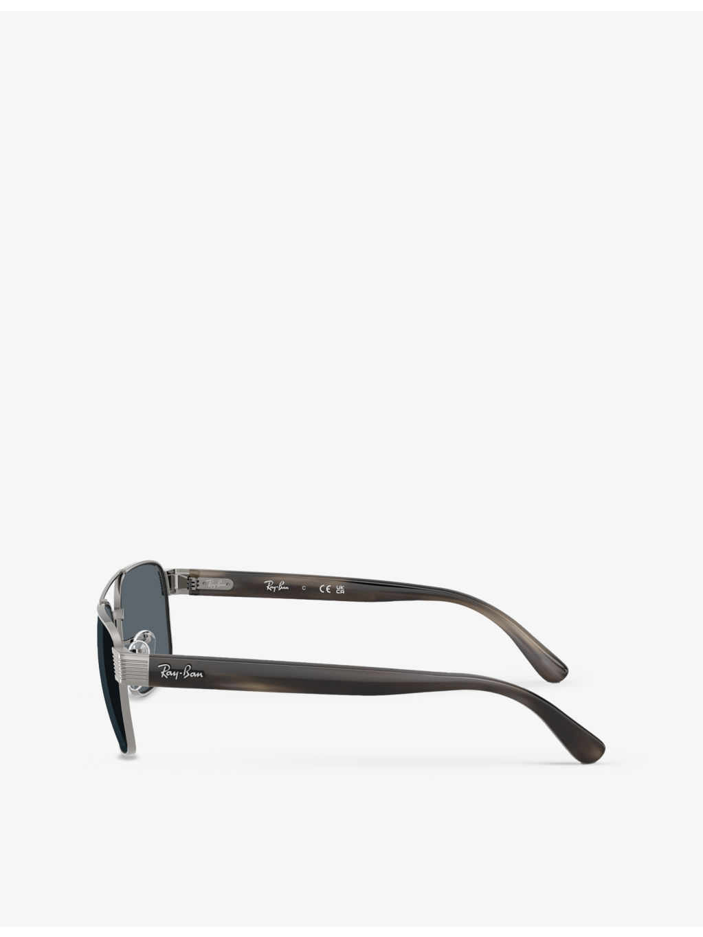 RB3751 Square-Frame Metal Sunglasses - 3