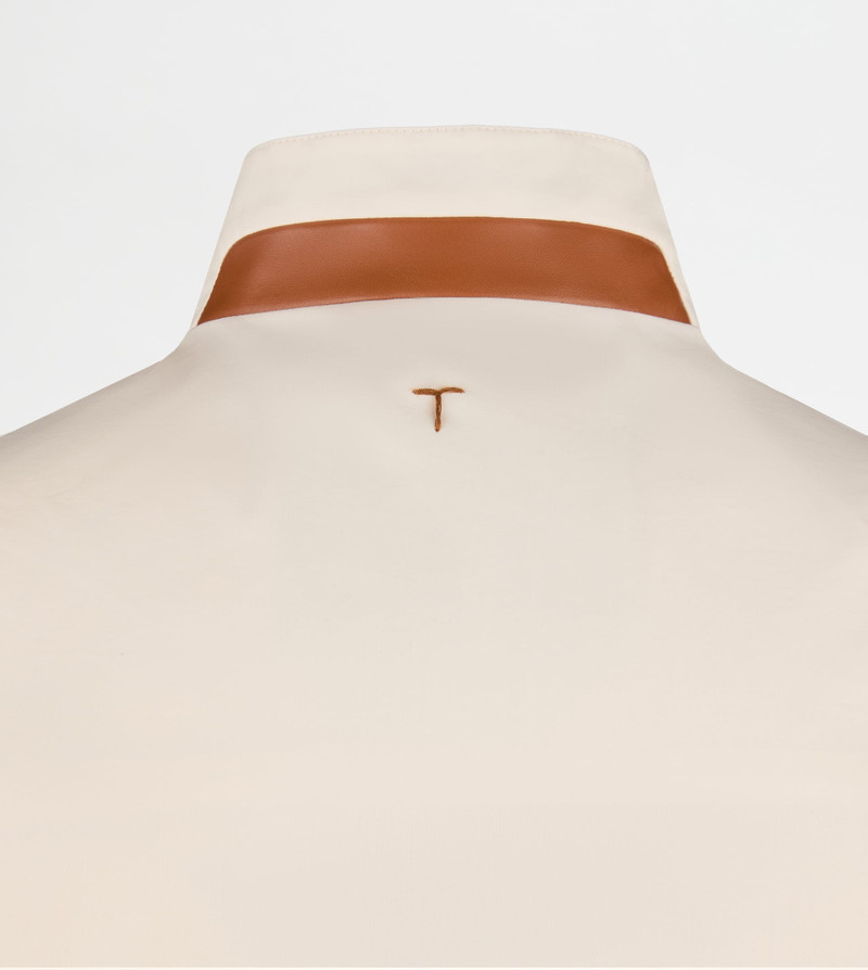 JACKET IN TECHNICAL COTTON - BEIGE 3