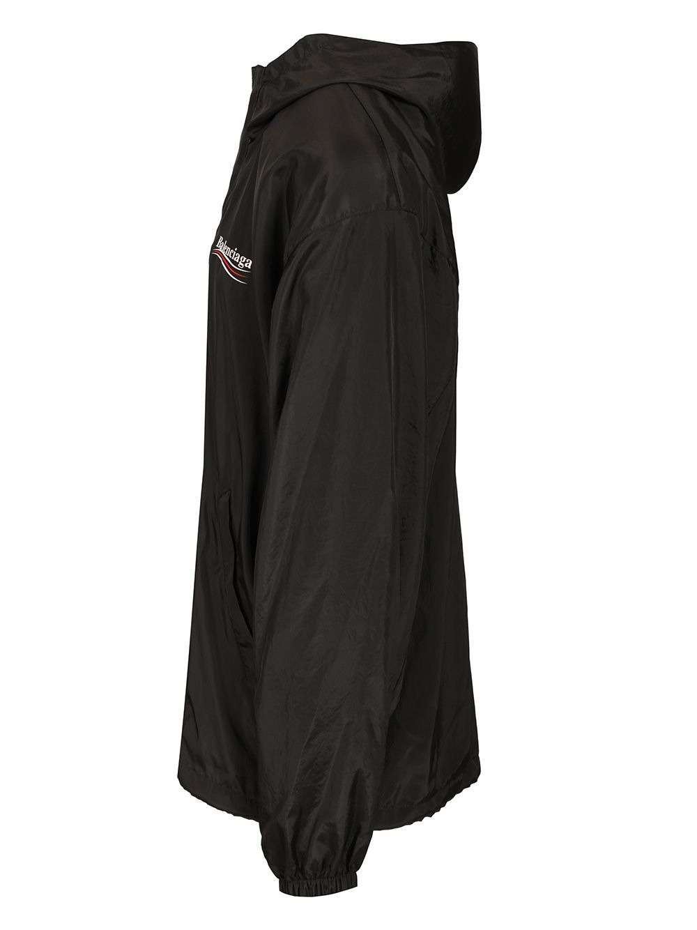 Rain Jacket With Logo Jackets Black - 3