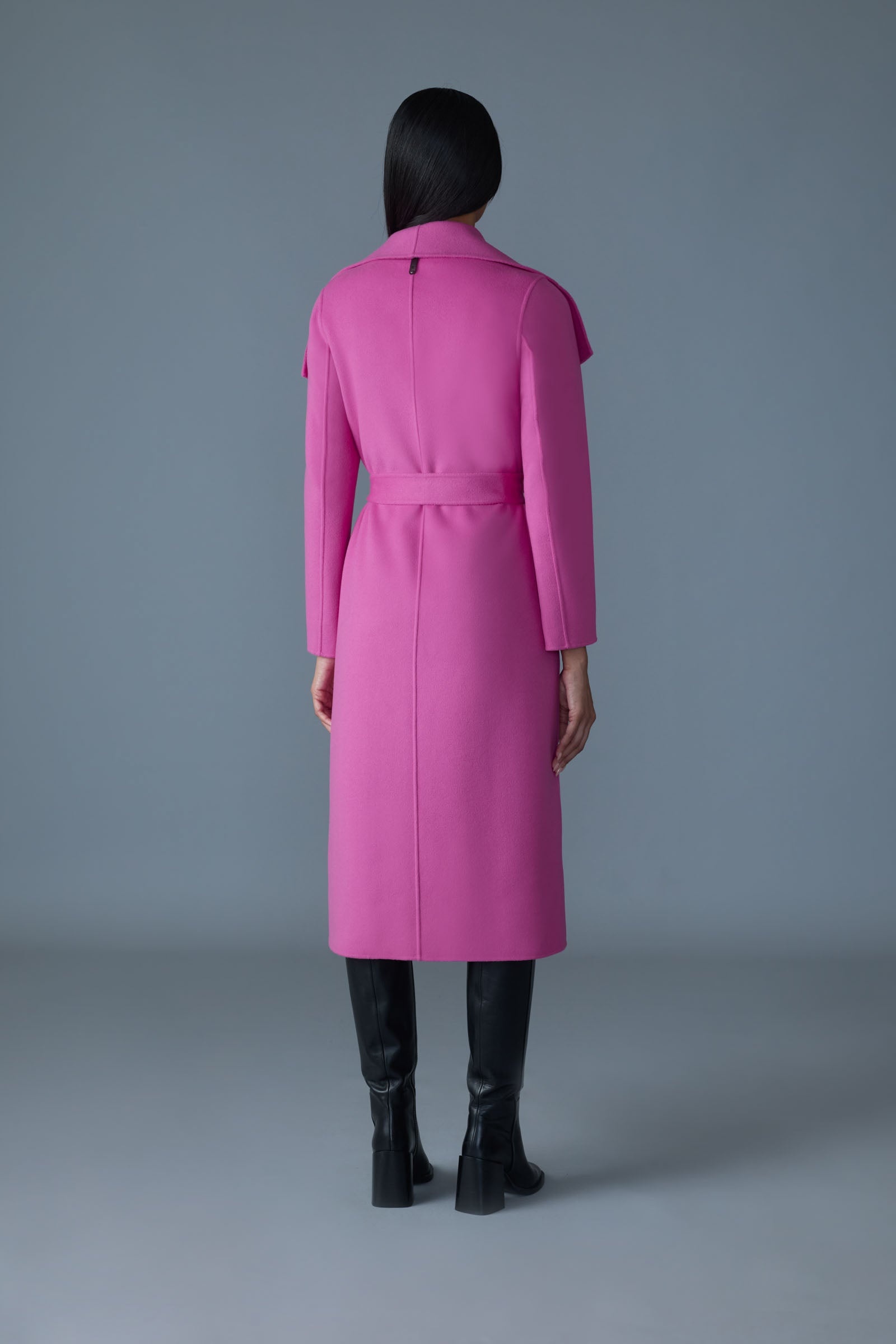 MAI-CN Double-face wool wrap coat - 4