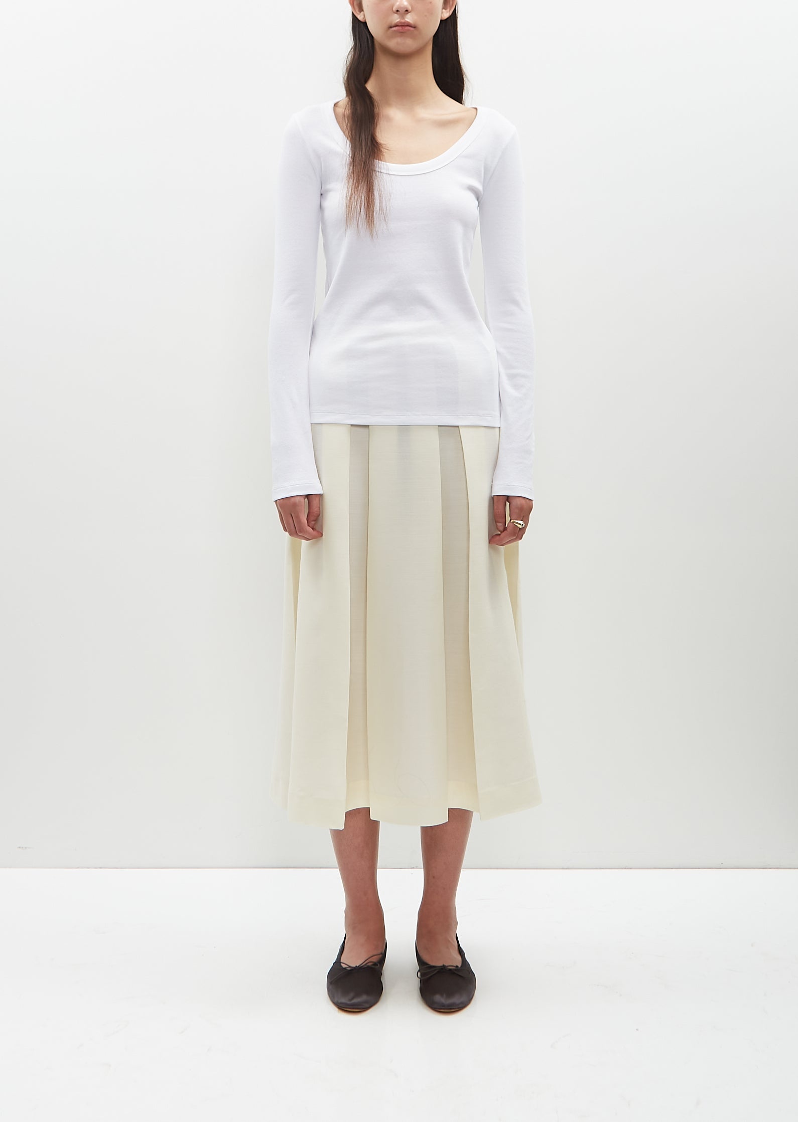 Classic Rib Top — White - 4