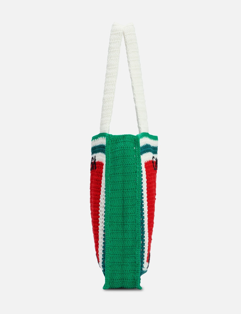 CASABLANCA COTTON CROCHET BAG outlook
